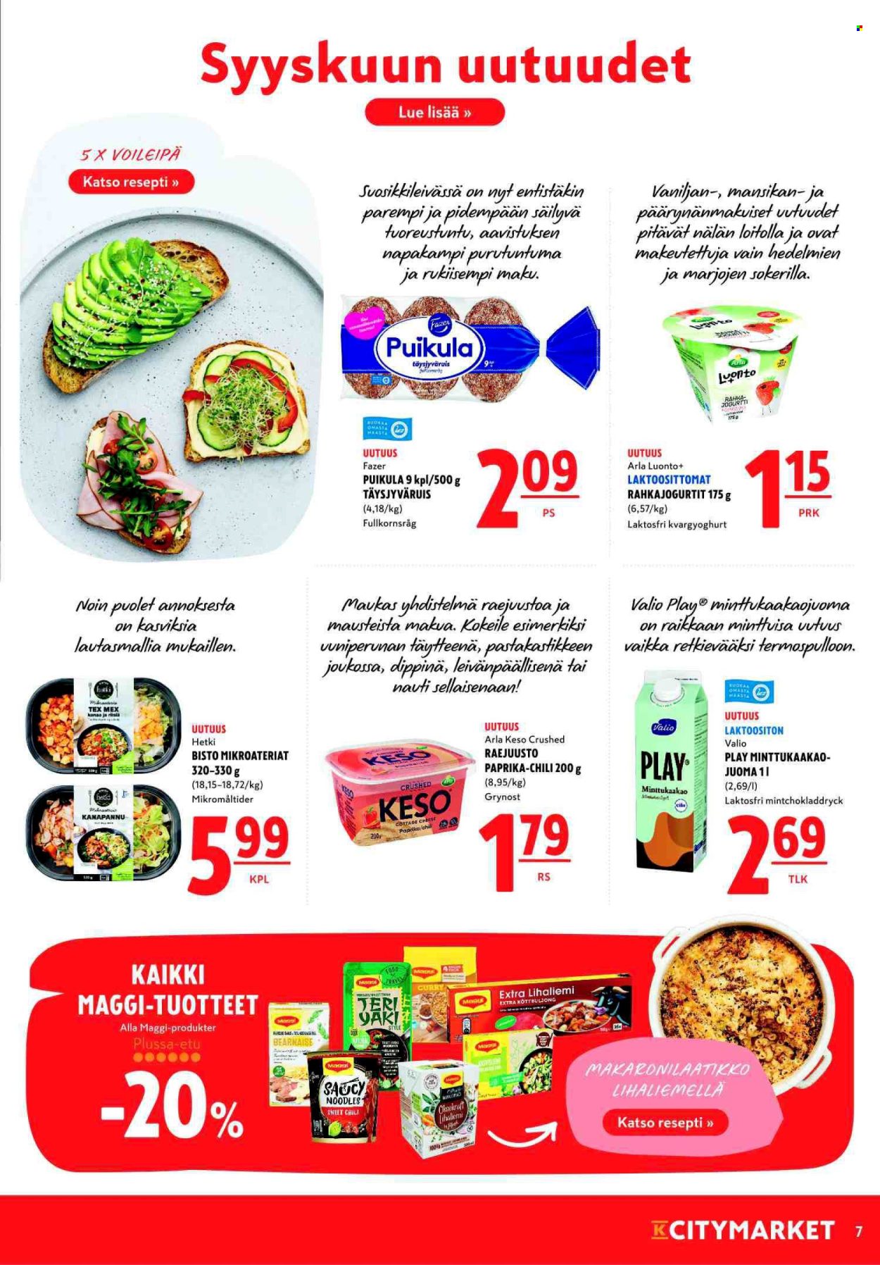 K-citymarket tarjoukset - 26.08.2024 - 01.09.2024. Sivu 7