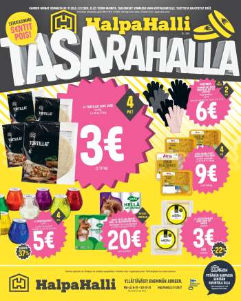 HalpaHalli tarjoukset  - 28.08.2024 - 03.09.2024.