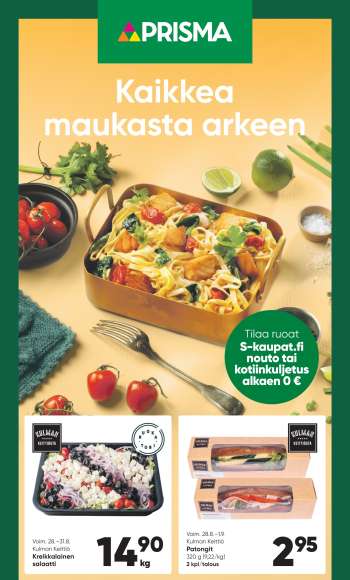 Prisma tarjoukset  - 28.08.2024 - 01.09.2024.