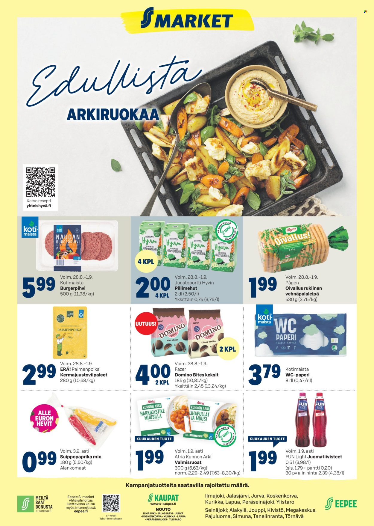 S-market tarjoukset - 28.08.2024 - 01.09.2024. Sivu 1