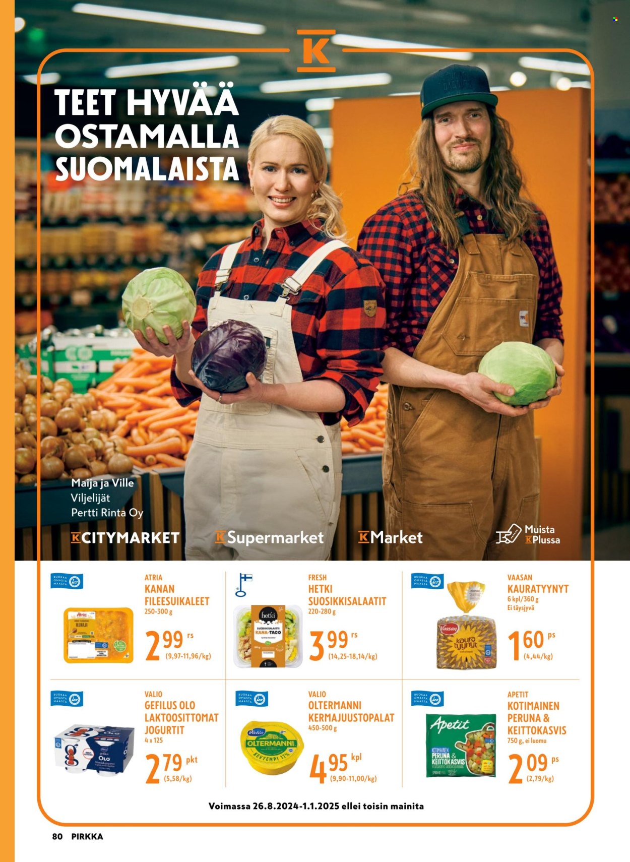 K-citymarket tarjoukset - 28.08.2024 - 24.09.2024. Sivu 80