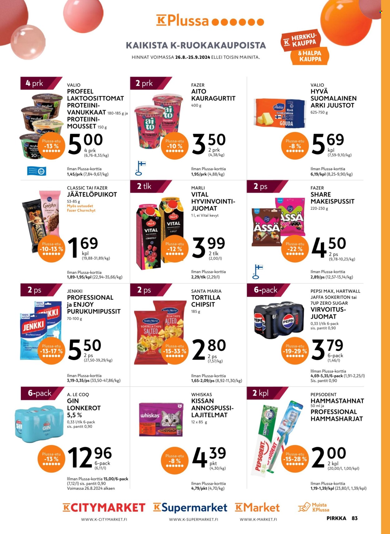 K-citymarket tarjoukset - 28.08.2024 - 24.09.2024. Sivu 83