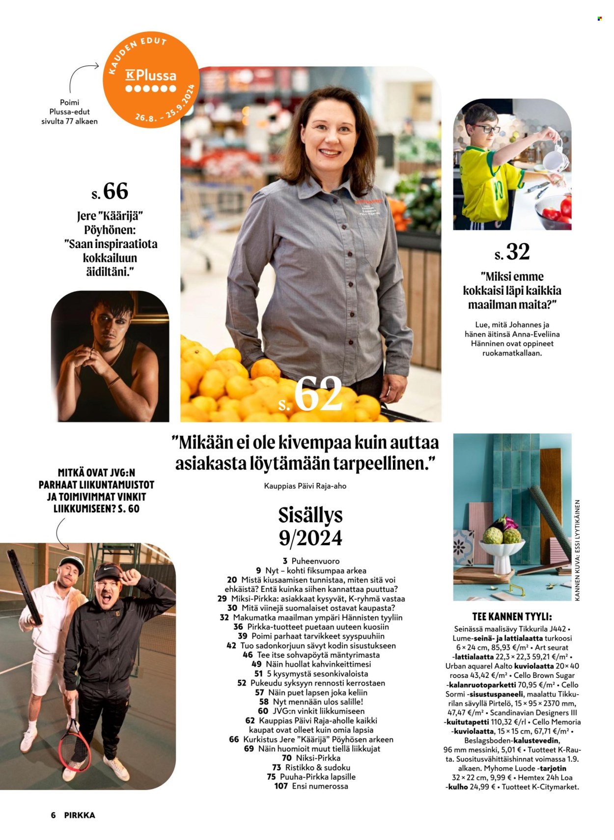 K-market tarjoukset - 28.08.2024 - 24.09.2024. Sivu 6