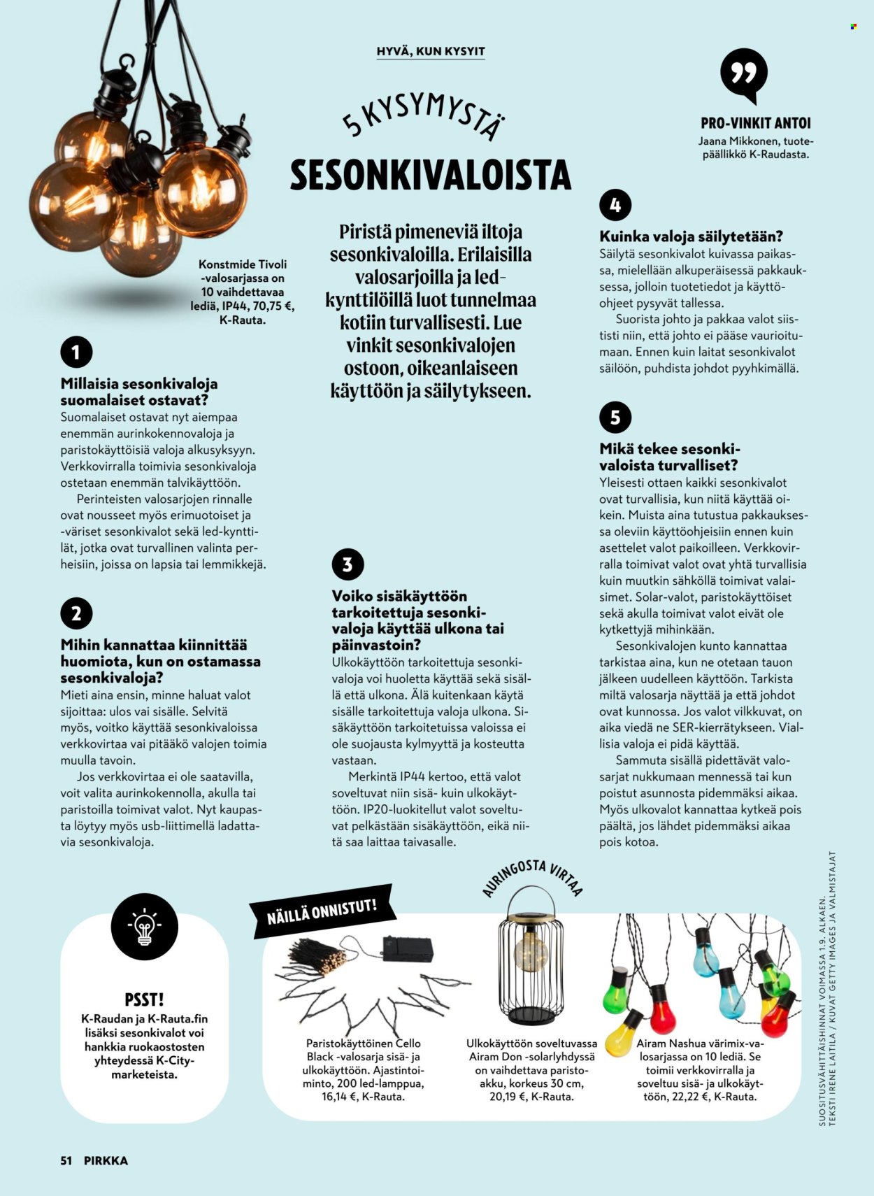 K-market tarjoukset - 28.08.2024 - 24.09.2024. Sivu 51