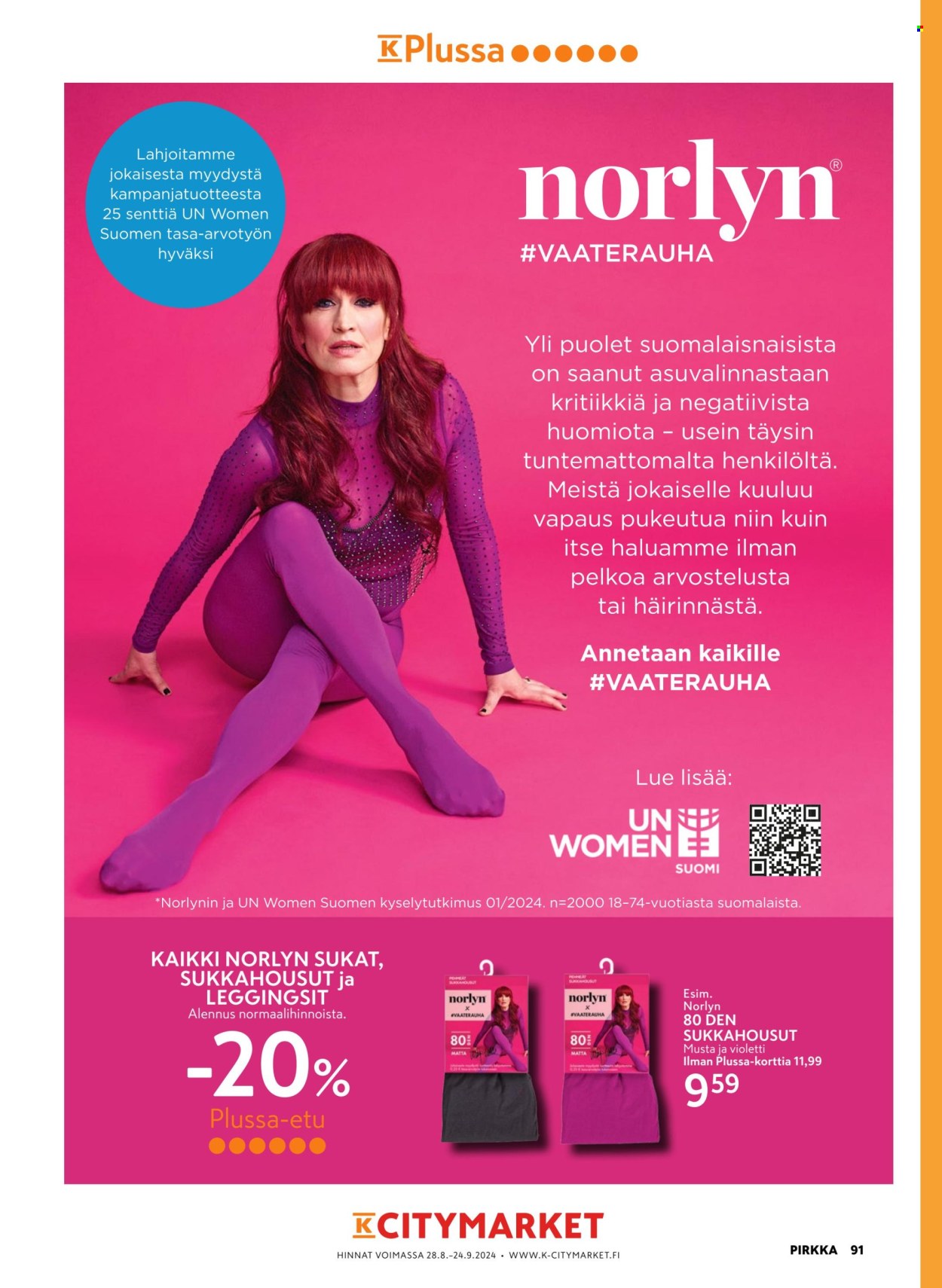 K-market tarjoukset - 28.08.2024 - 24.09.2024. Sivu 91