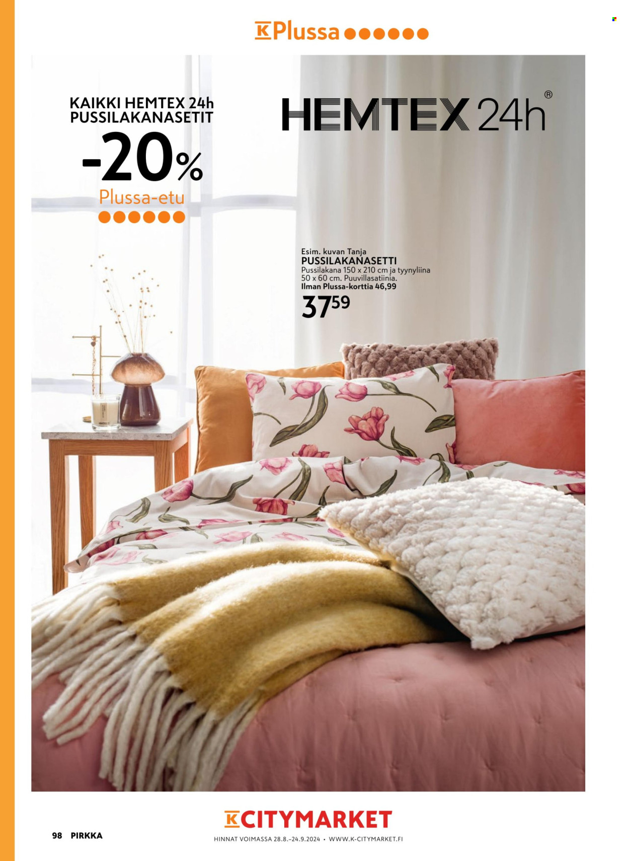 K-market tarjoukset - 28.08.2024 - 24.09.2024. Sivu 98