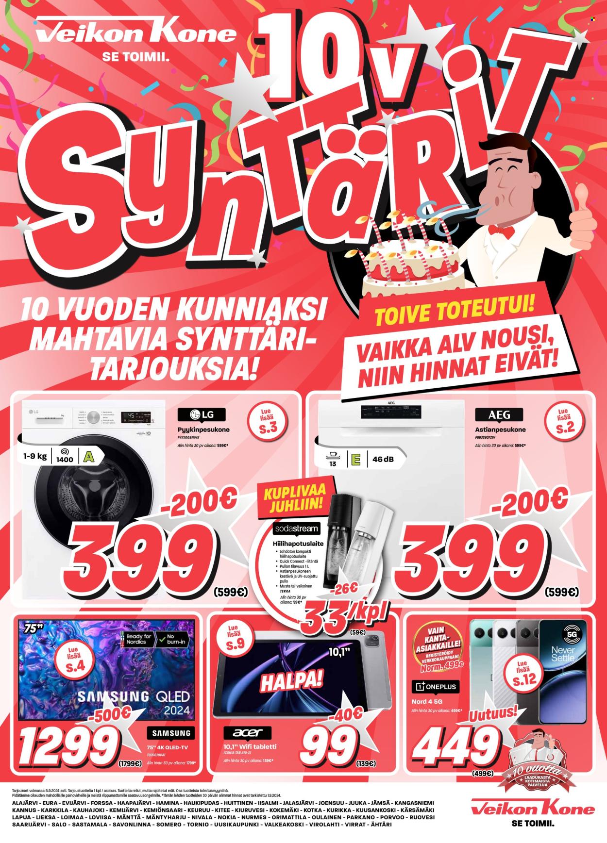 Veikon Kone tarjoukset - 01.09.2024 - 08.09.2024. Sivu 1