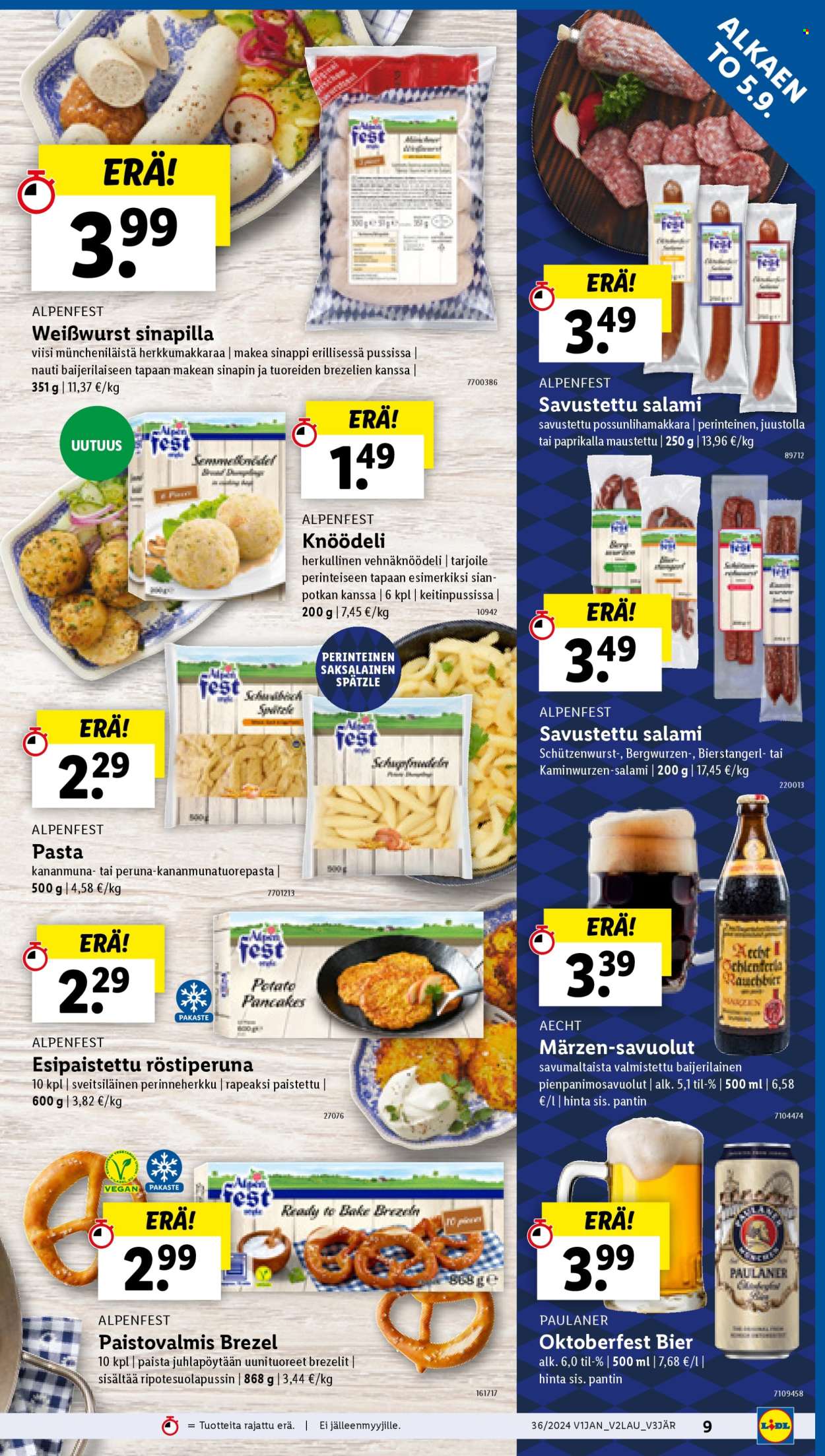 Lidl tarjoukset - 05.09.2024 - 11.09.2024. Sivu 9