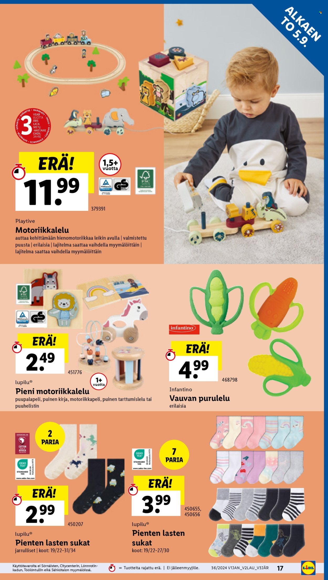 Lidl tarjoukset - 05.09.2024 - 11.09.2024. Sivu 17