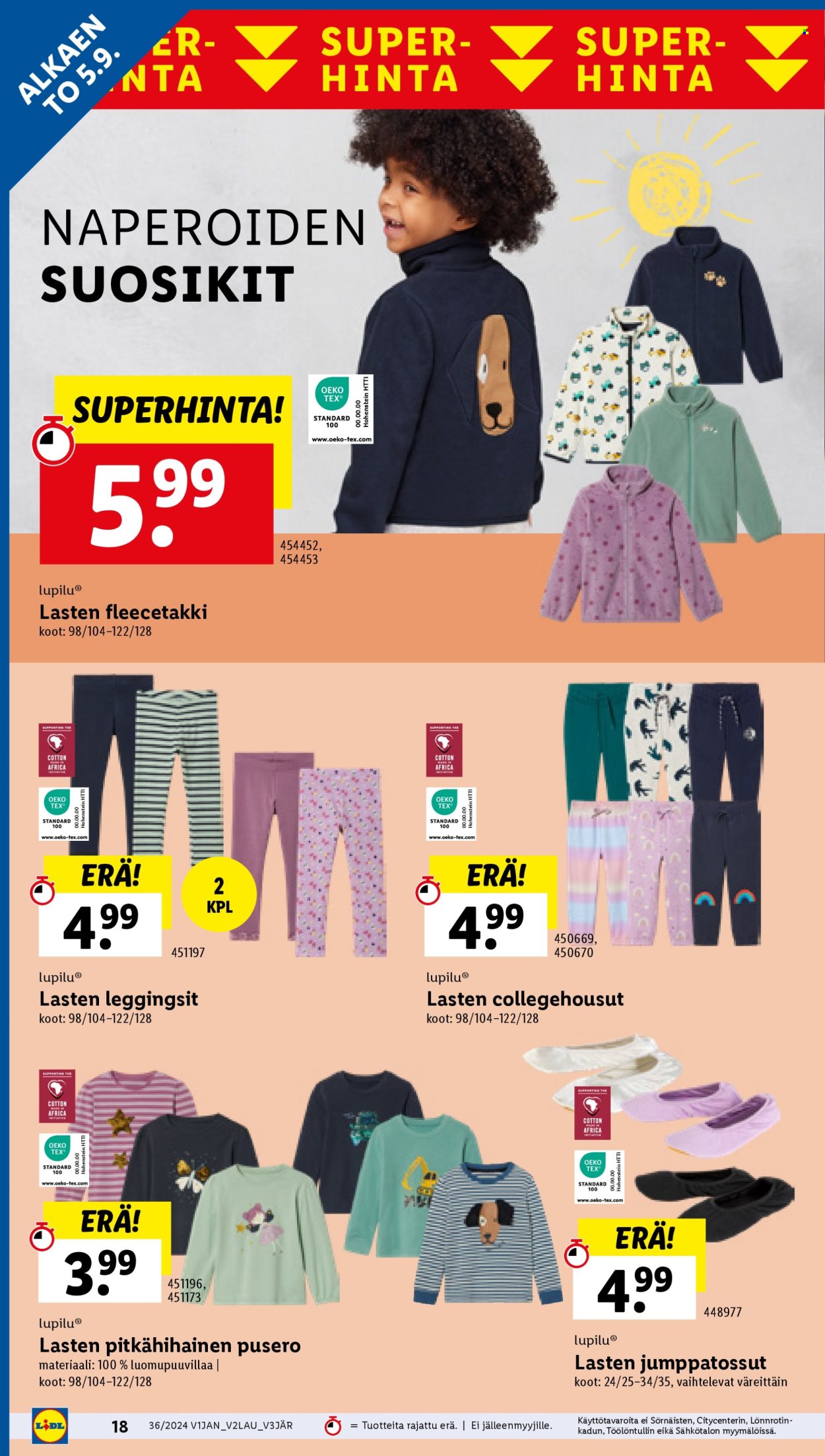 Lidl tarjoukset - 05.09.2024 - 11.09.2024. Sivu 18