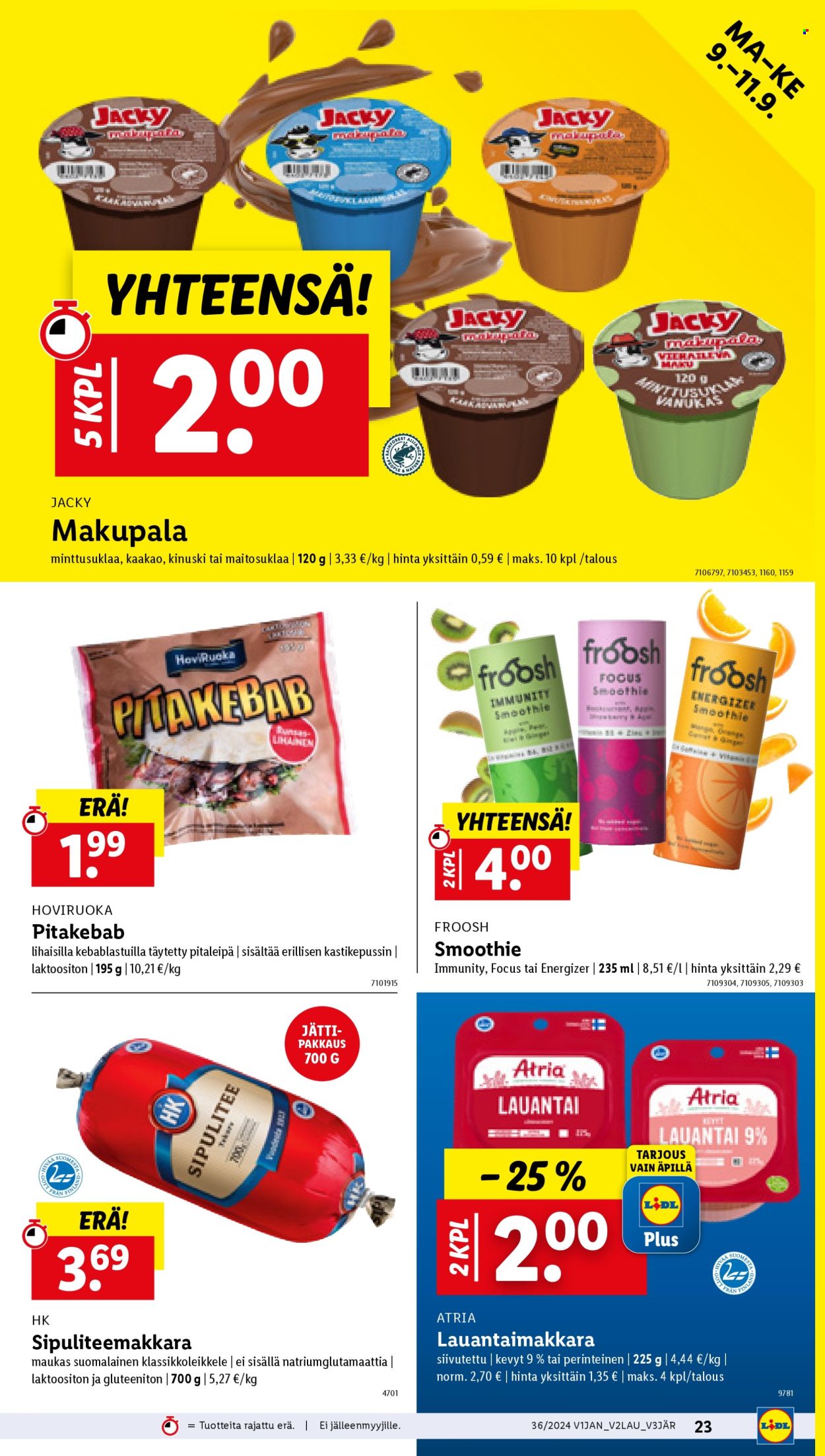 Lidl tarjoukset - 05.09.2024 - 11.09.2024. Sivu 25