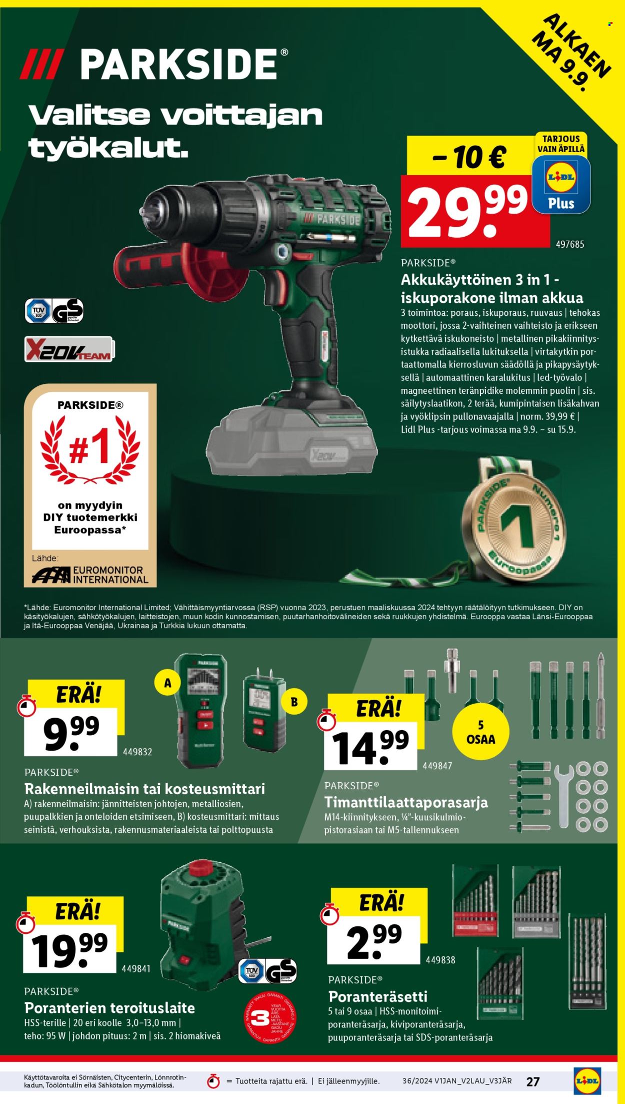 Lidl tarjoukset - 05.09.2024 - 11.09.2024. Sivu 29