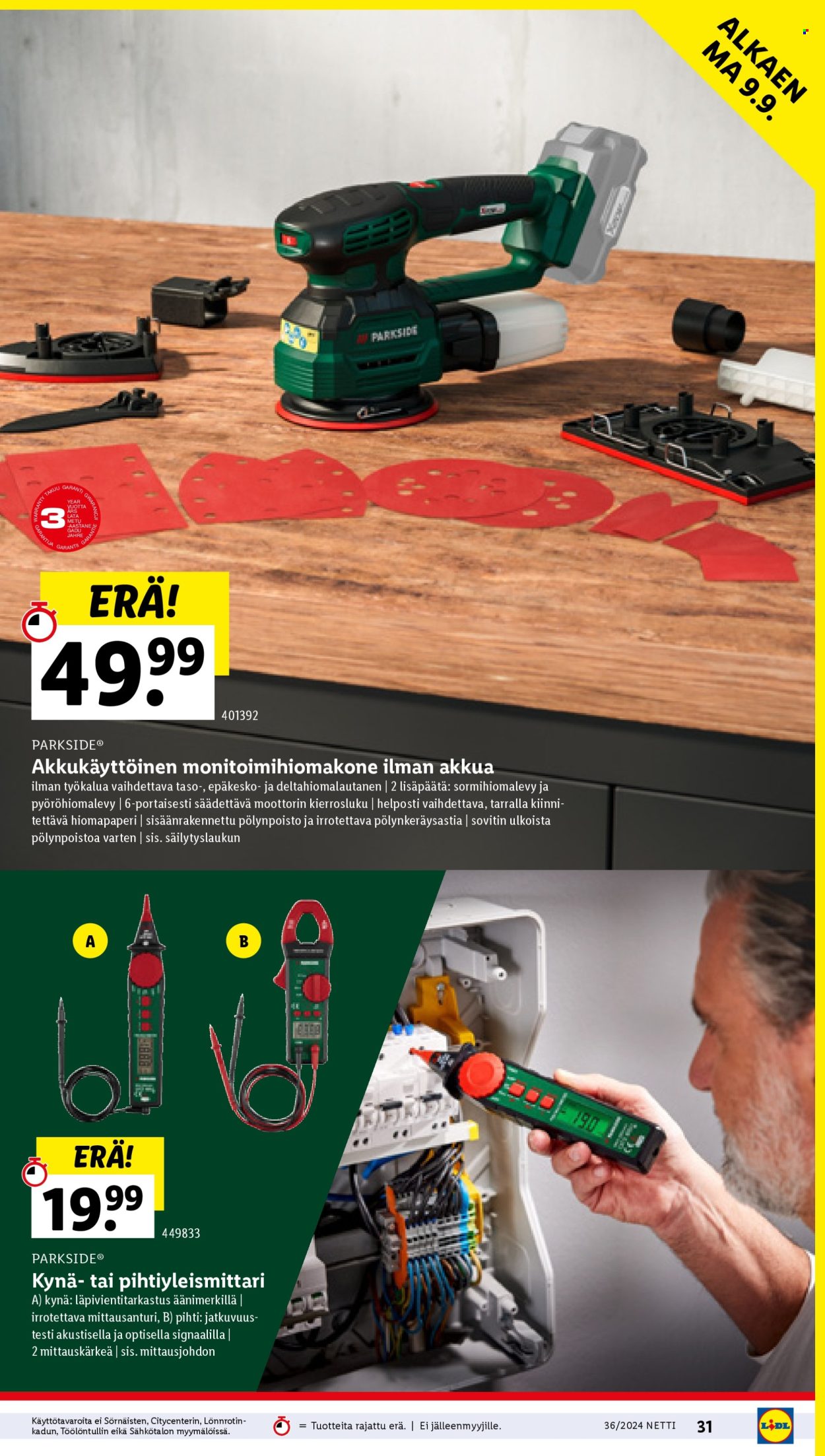 Lidl tarjoukset - 05.09.2024 - 11.09.2024. Sivu 33