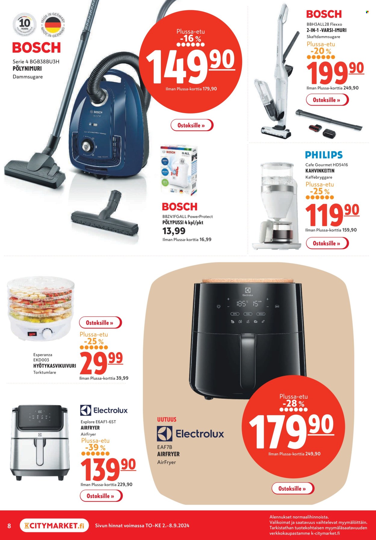 K-citymarket tarjoukset - 02.09.2024 - 08.09.2024. Sivu 8