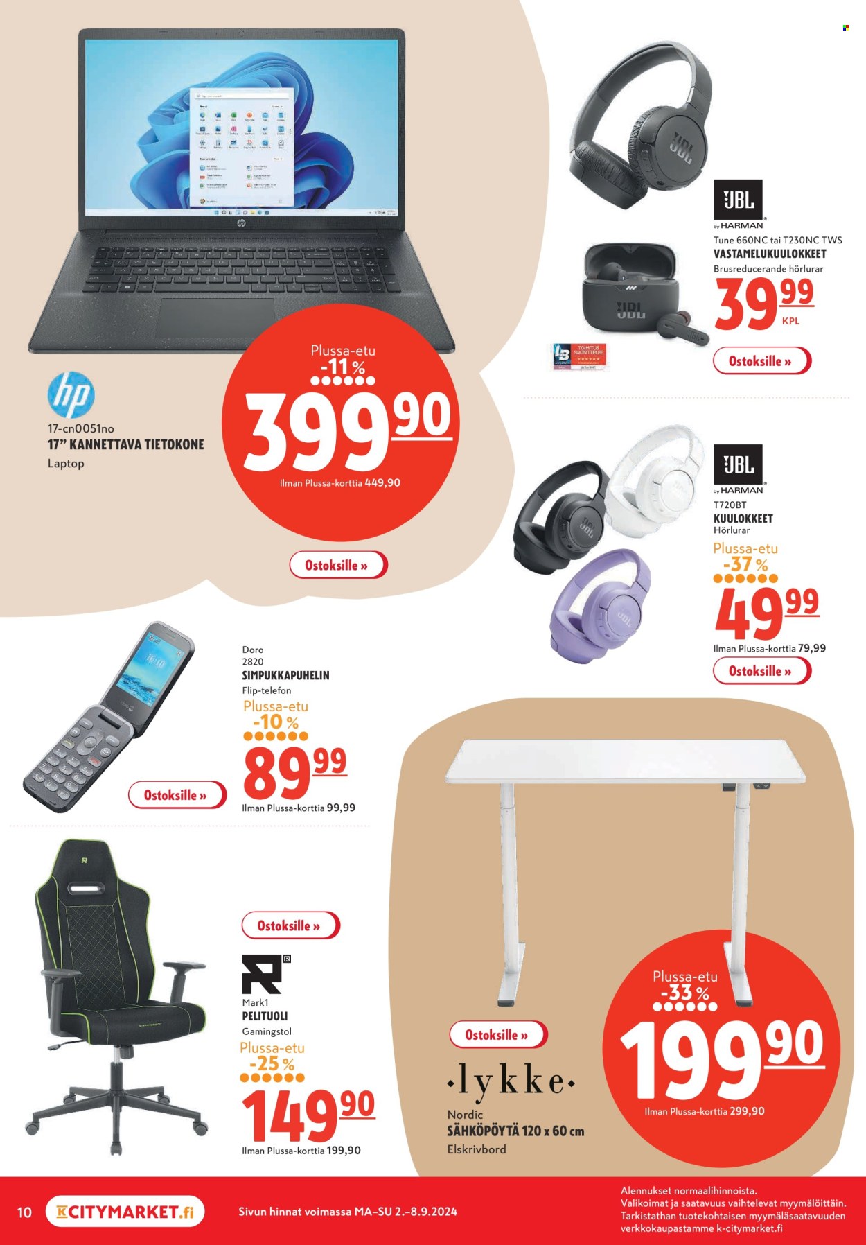 K-citymarket tarjoukset - 02.09.2024 - 08.09.2024. Sivu 10