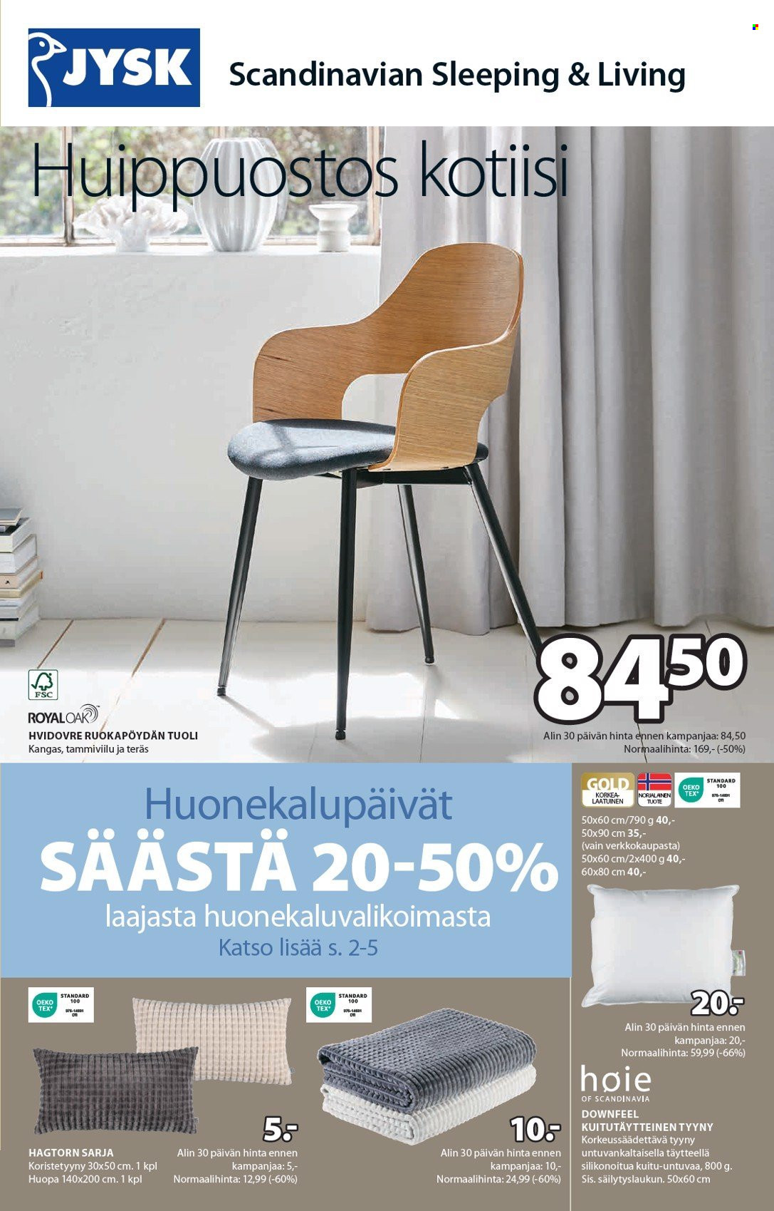 JYSK tarjoukset - 02.09.2024 - 15.09.2024. Sivu 2