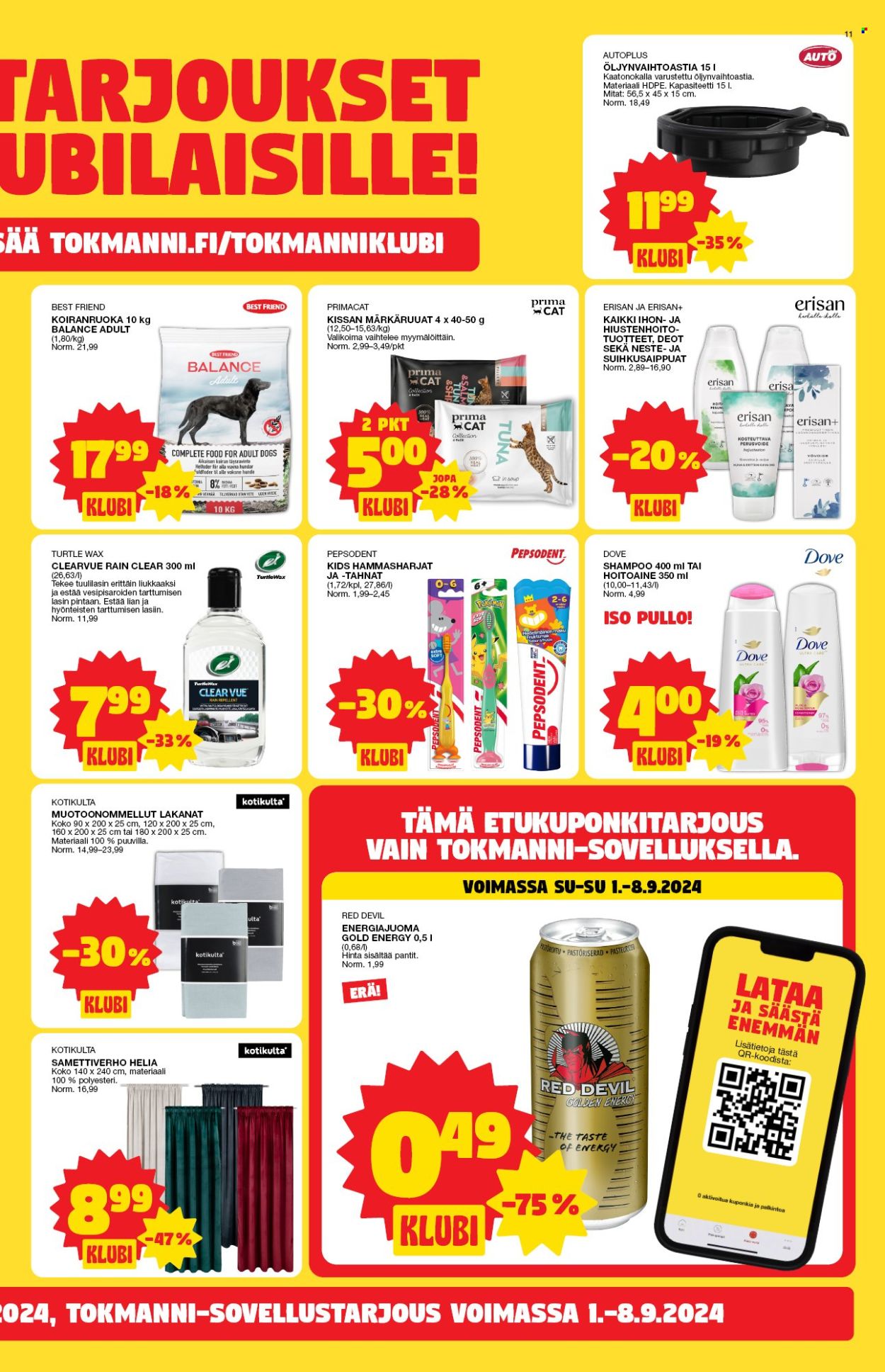 Tokmanni tarjoukset - 02.09.2024 - 08.09.2024. Sivu 11