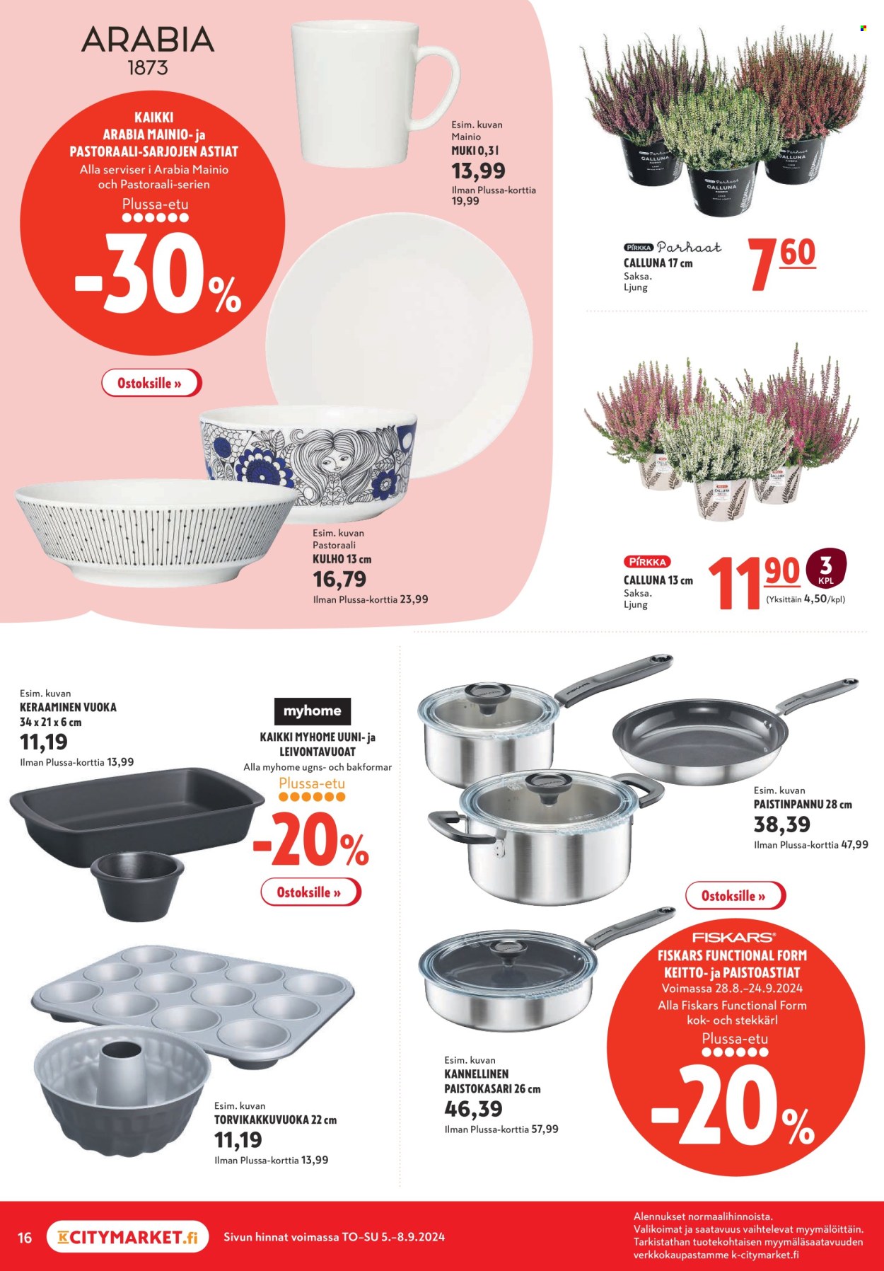 K-citymarket tarjoukset - 05.09.2024 - 08.09.2024. Sivu 16