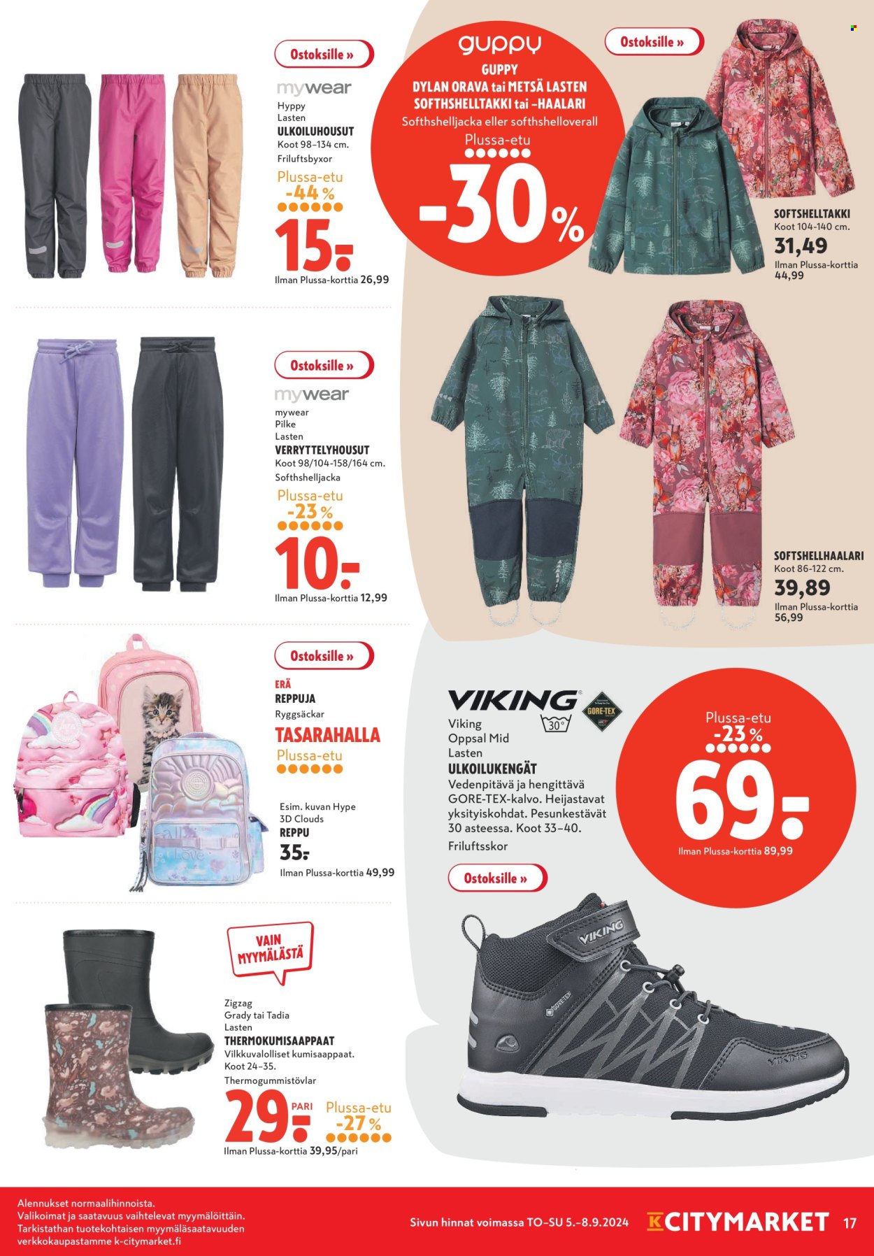 K-citymarket tarjoukset - 05.09.2024 - 08.09.2024. Sivu 17