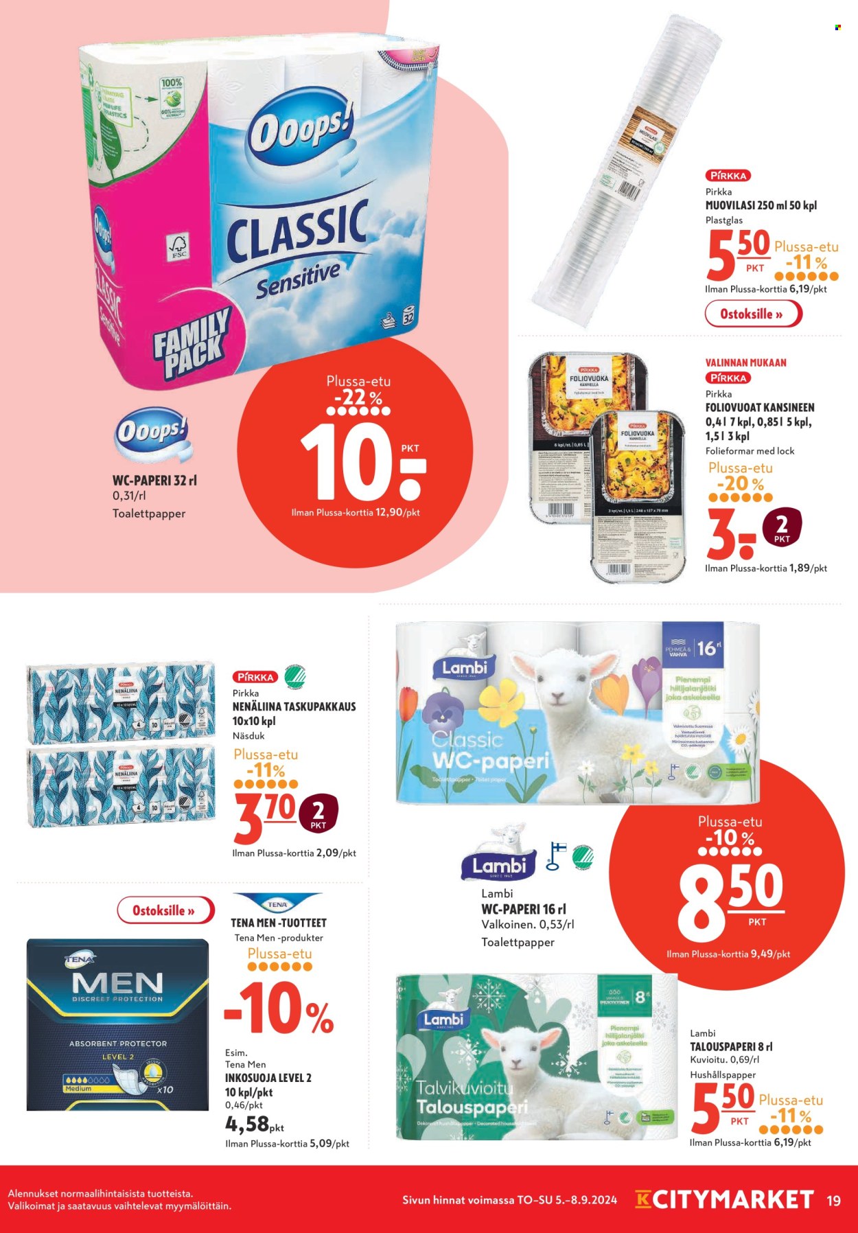 K-citymarket tarjoukset - 05.09.2024 - 08.09.2024. Sivu 19