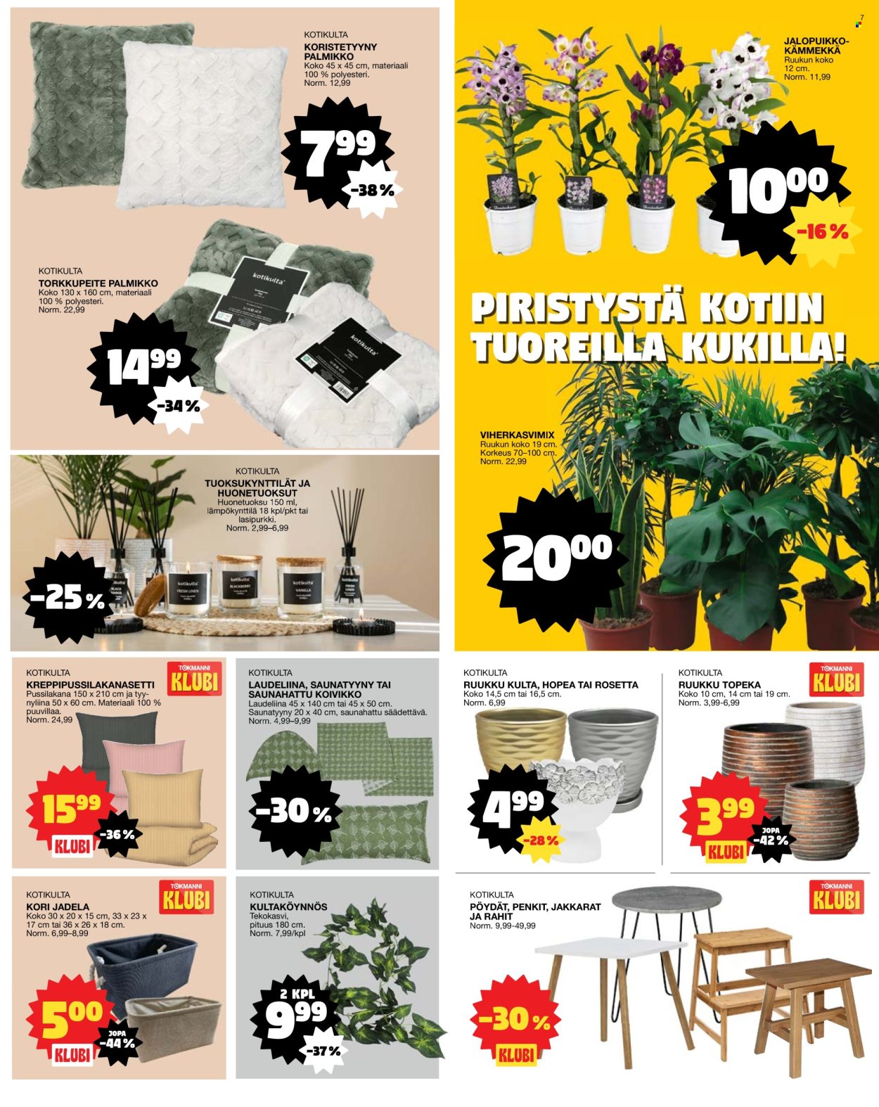 Tokmanni tarjoukset - 09.09.2024 - 15.09.2024. Sivu 7