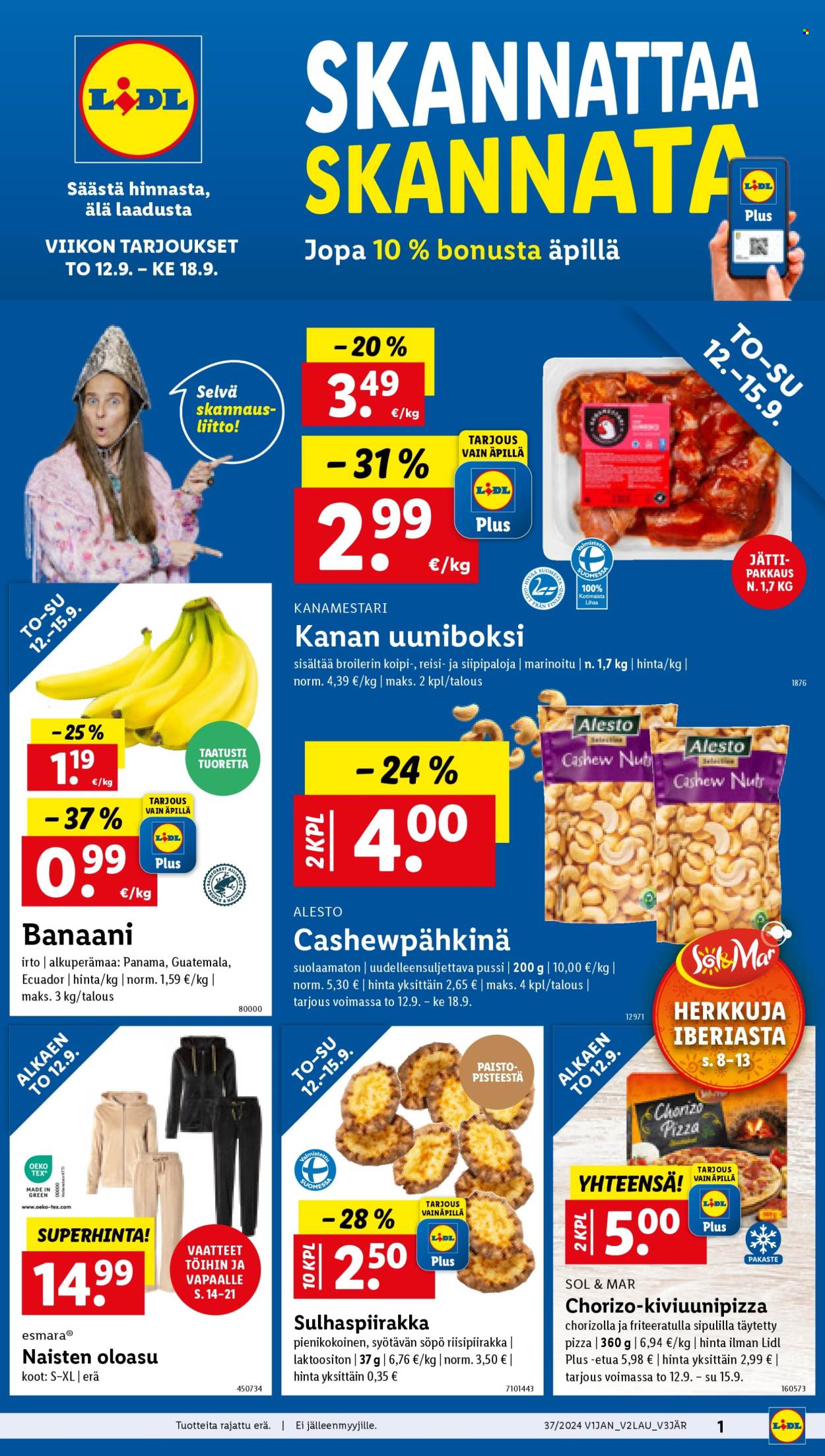 Lidl tarjoukset - 12.09.2024 - 18.09.2024. Sivu 1