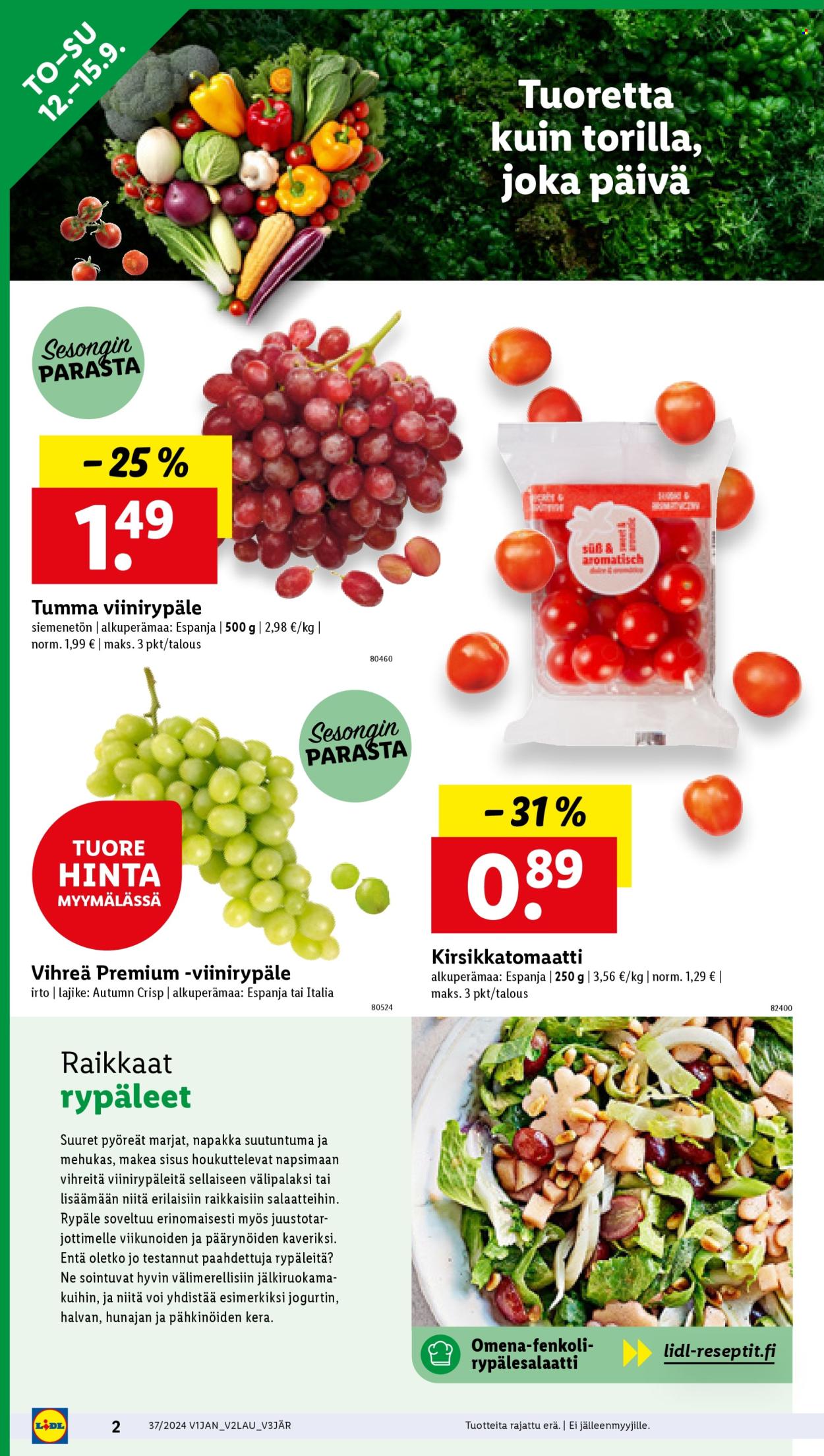 Lidl tarjoukset - 12.09.2024 - 18.09.2024. Sivu 2