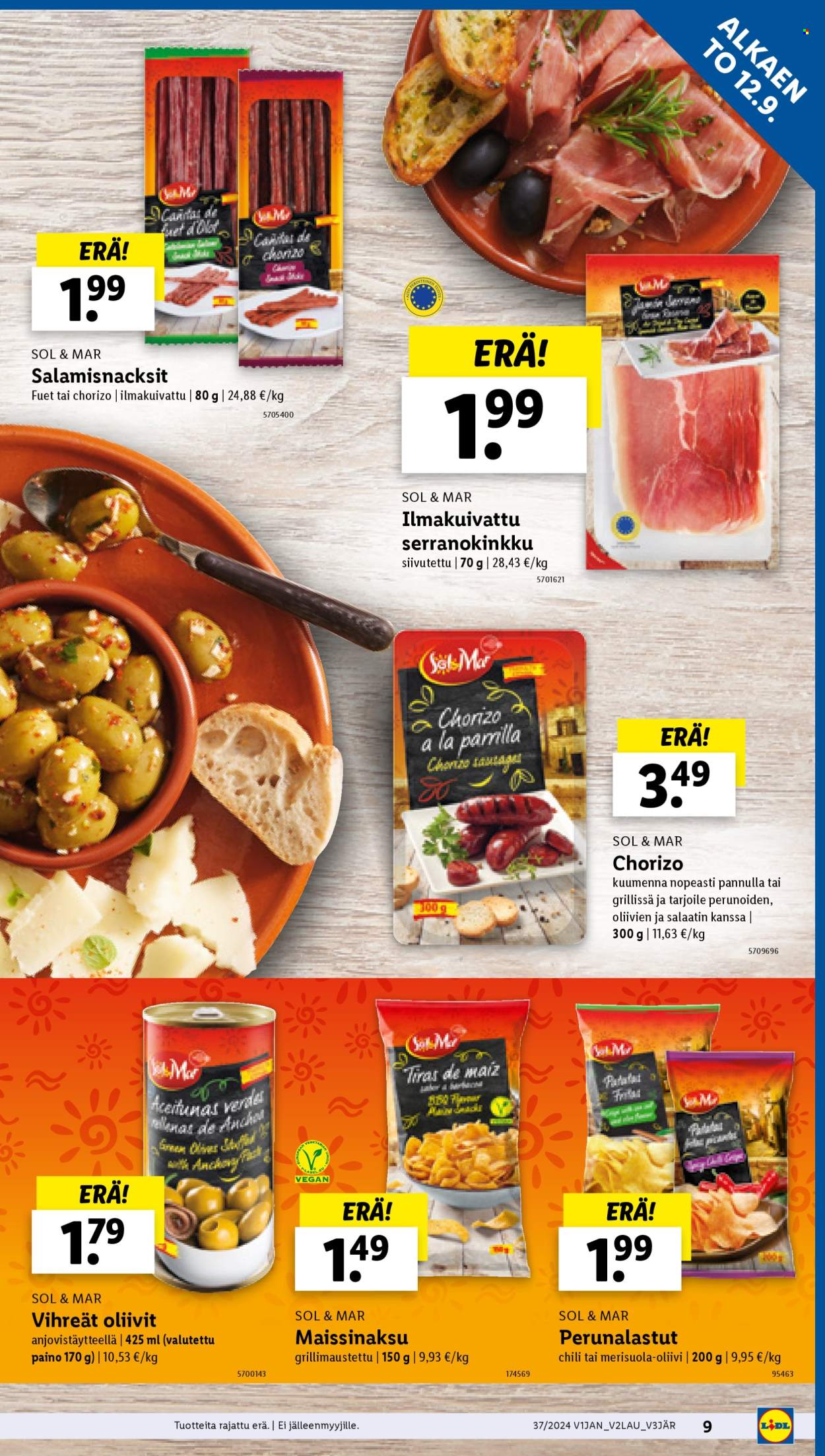 Lidl tarjoukset - 12.09.2024 - 18.09.2024. Sivu 9