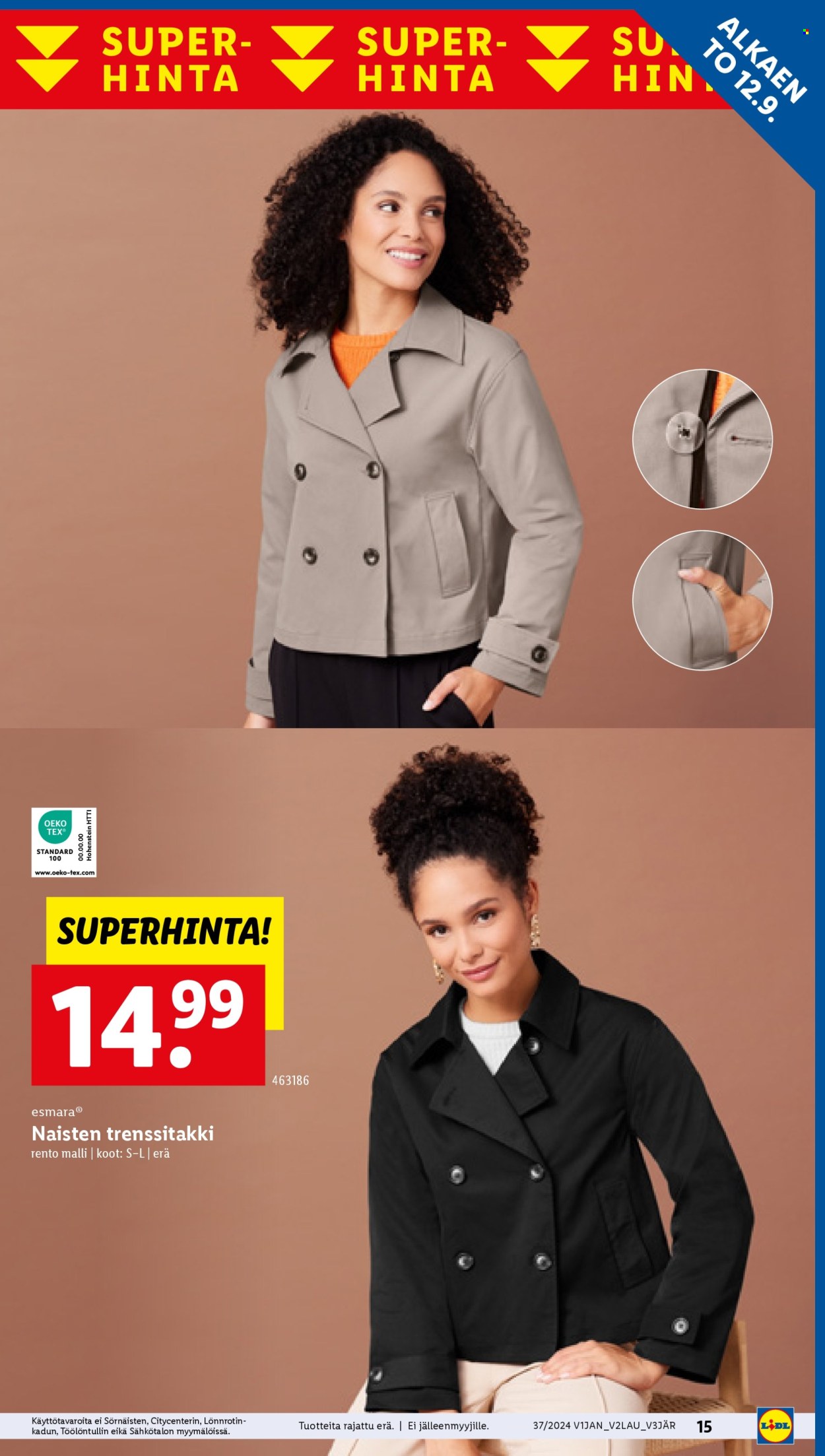 Lidl tarjoukset - 12.09.2024 - 18.09.2024. Sivu 15