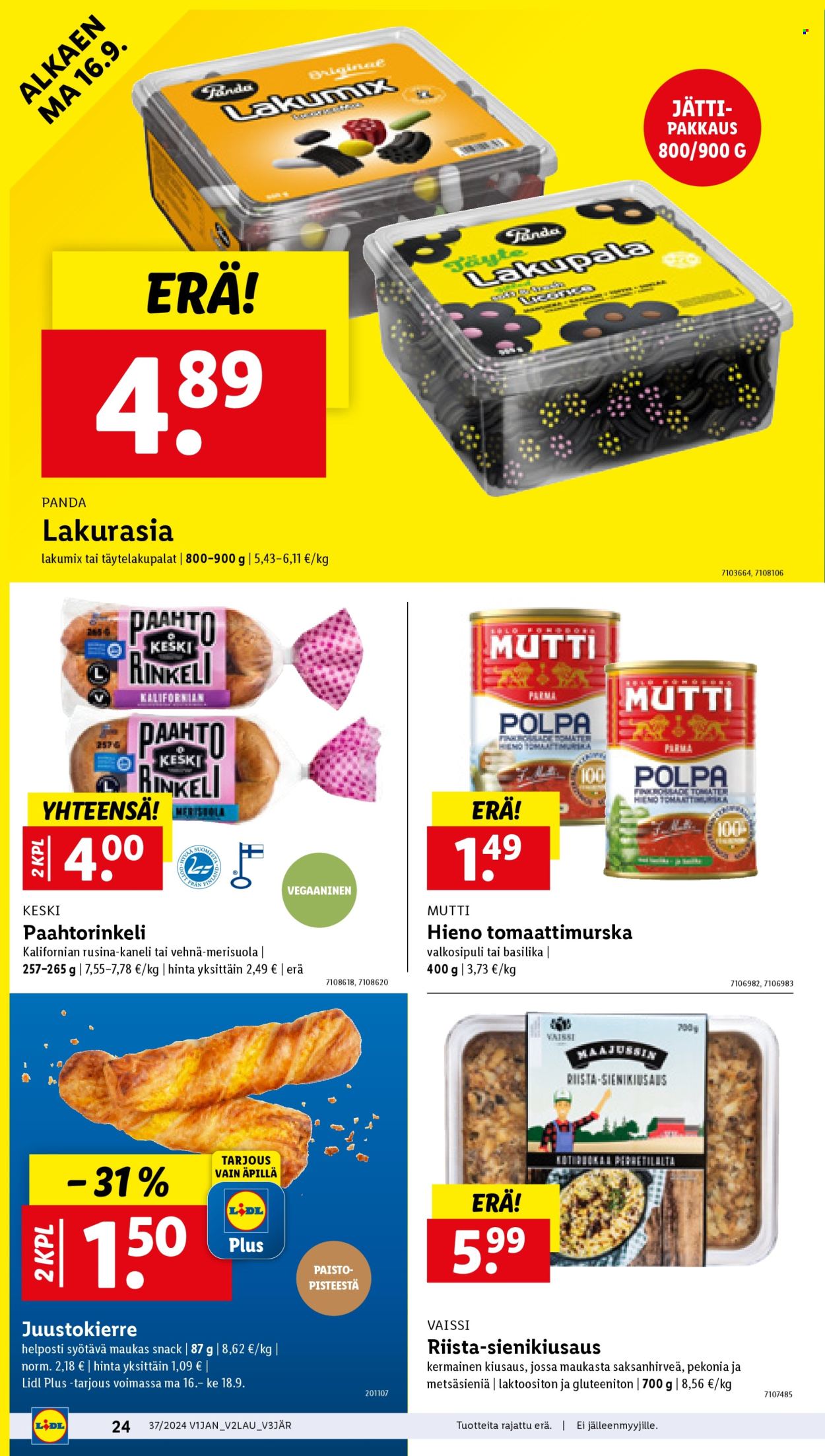 Lidl tarjoukset - 12.09.2024 - 18.09.2024. Sivu 26