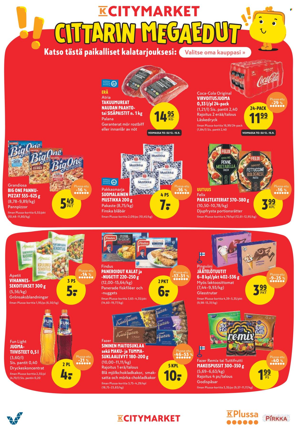 K-citymarket tarjoukset - 12.09.2024 - 22.09.2024. Sivu 15
