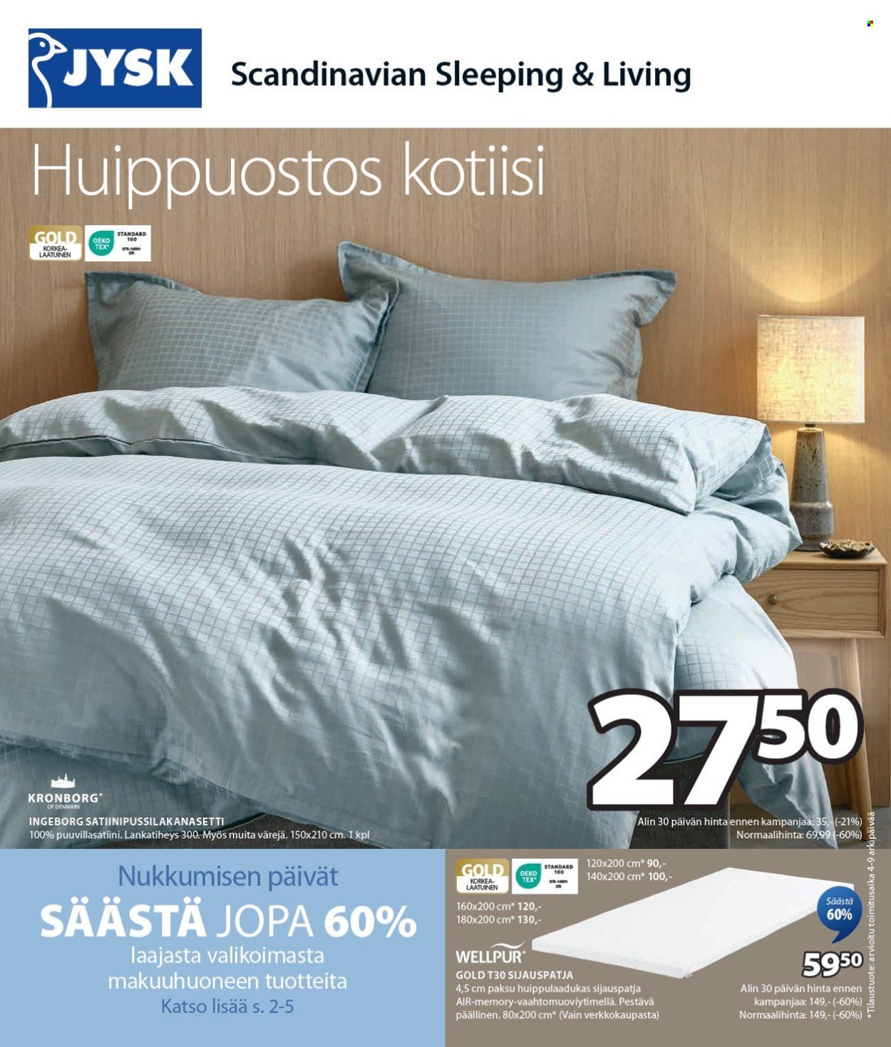 JYSK tarjoukset - 09.09.2024 - 22.09.2024. Sivu 2
