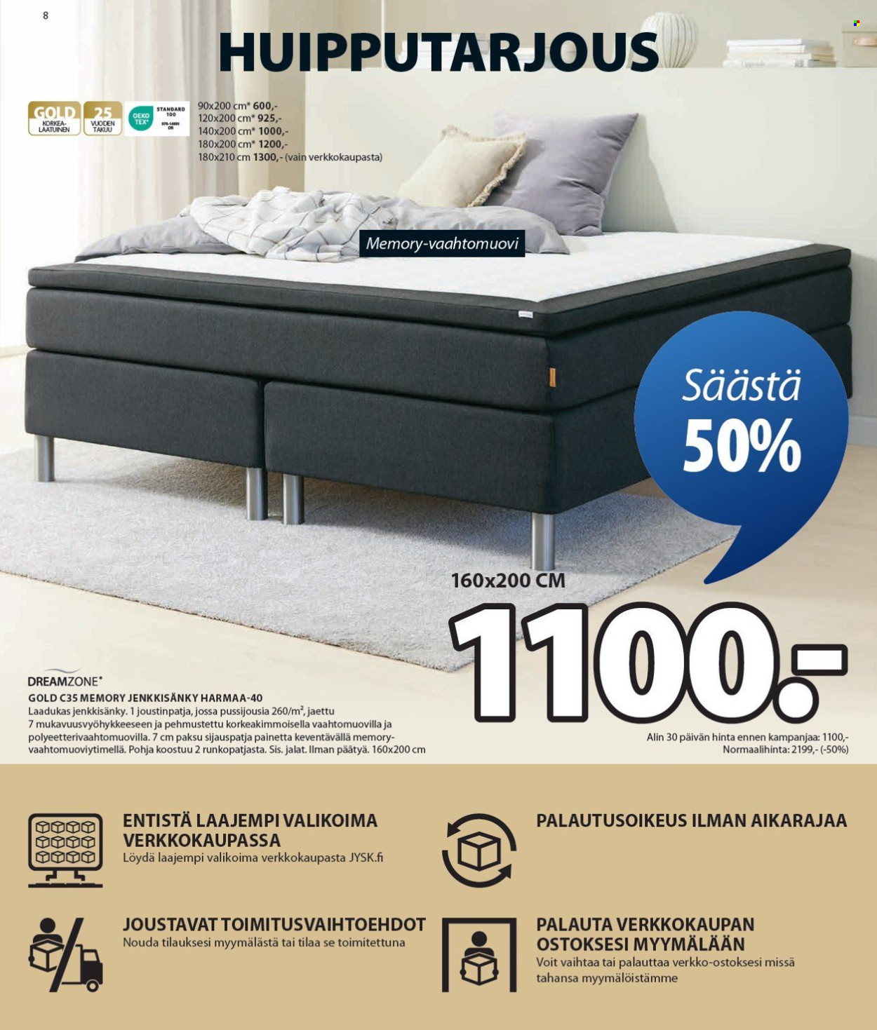 JYSK tarjoukset - 09.09.2024 - 22.09.2024. Sivu 9