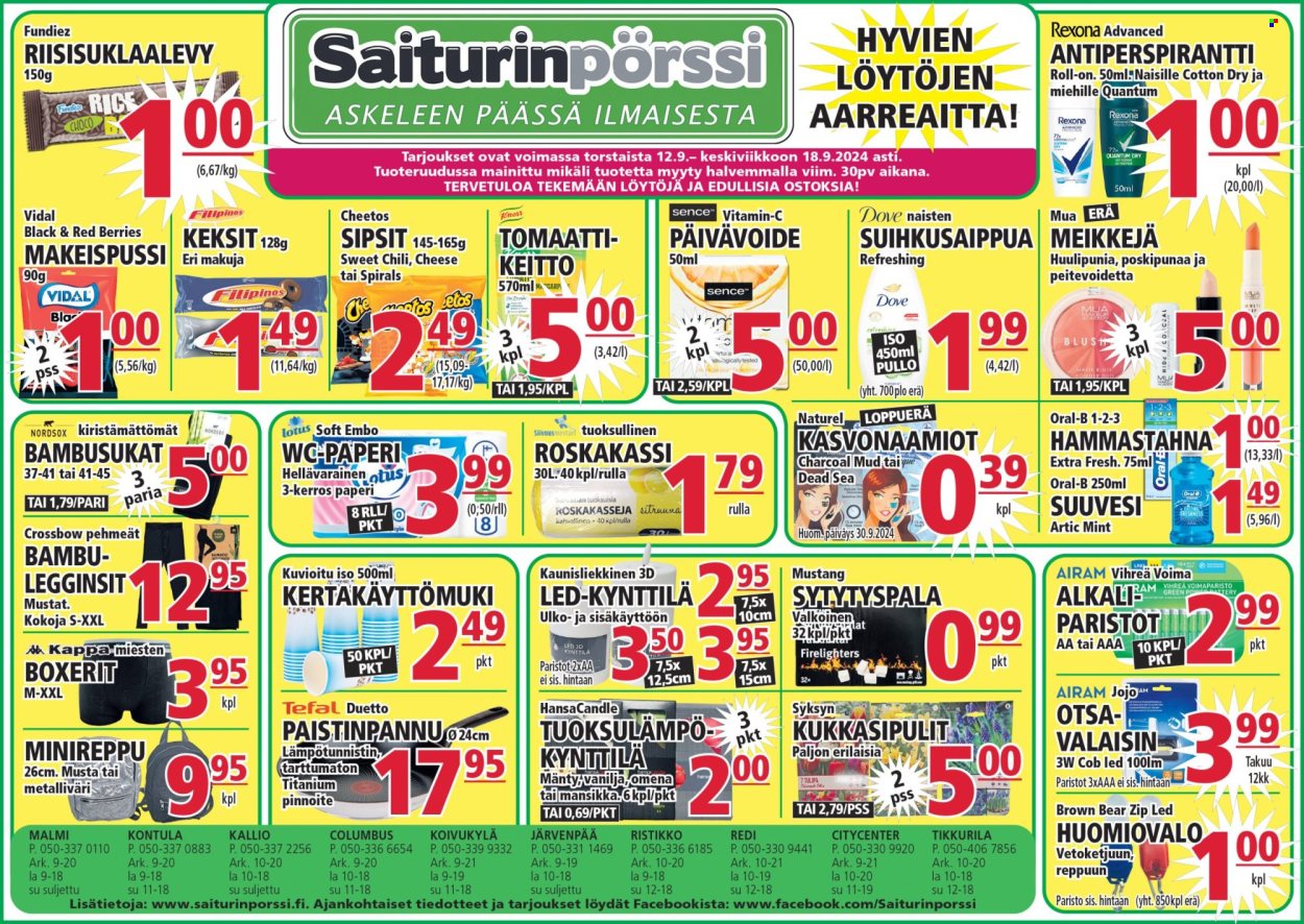 Saiturinpörssi tarjoukset - 12.09.2024 - 18.09.2024. Sivu 1
