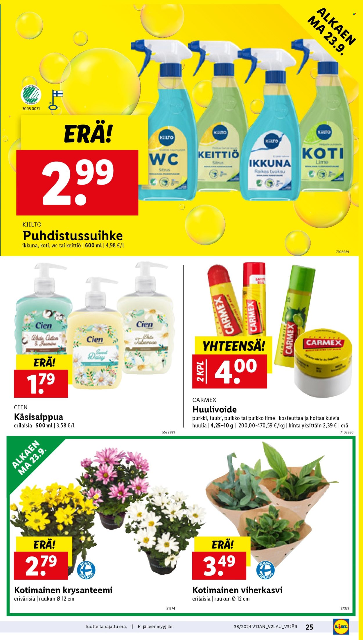 Lidl tarjoukset - 19.09.2024 - 25.09.2024. Sivu 29