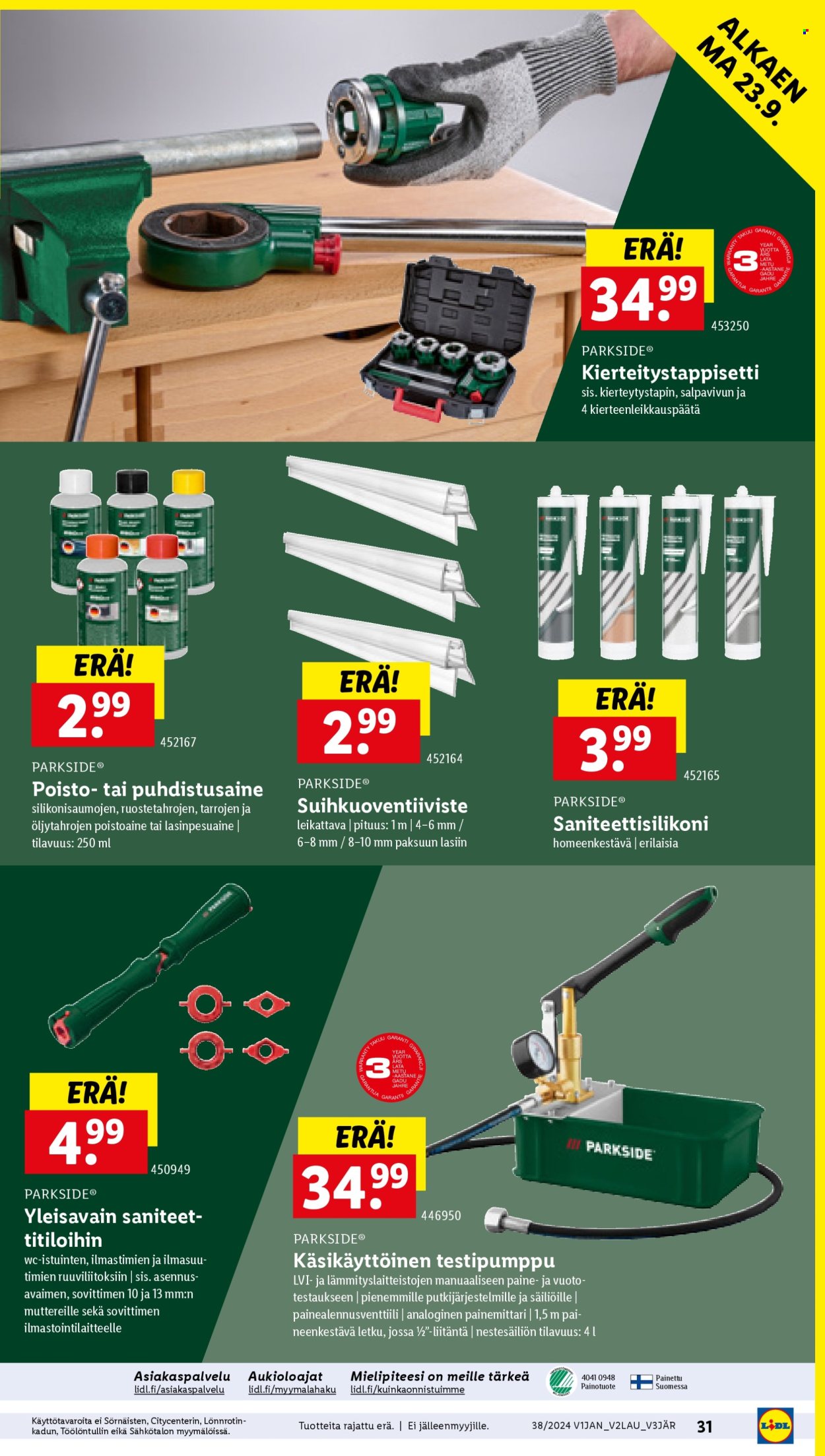 Lidl tarjoukset - 19.09.2024 - 25.09.2024. Sivu 35