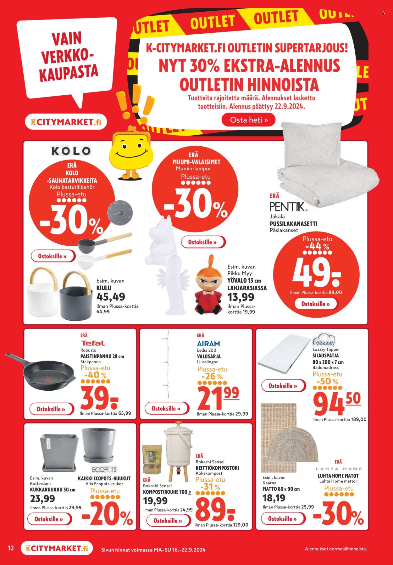 K-citymarket tarjoukset - 16.09.2024 - 22.09.2024. Sivu 12