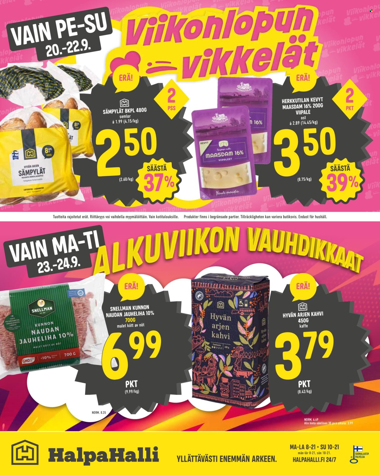 HalpaHalli tarjoukset - 18.09.2024 - 24.09.2024. Sivu 12