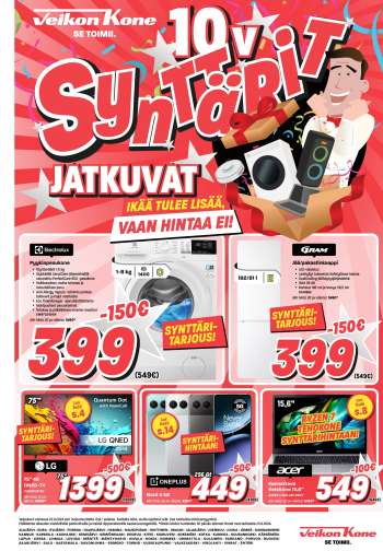Veikon Kone tarjoukset  - 16.09.2024 - 22.09.2024.