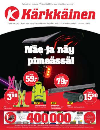 Kärkkäinen tarjoukset  - 18.09.2024 - 01.10.2024.