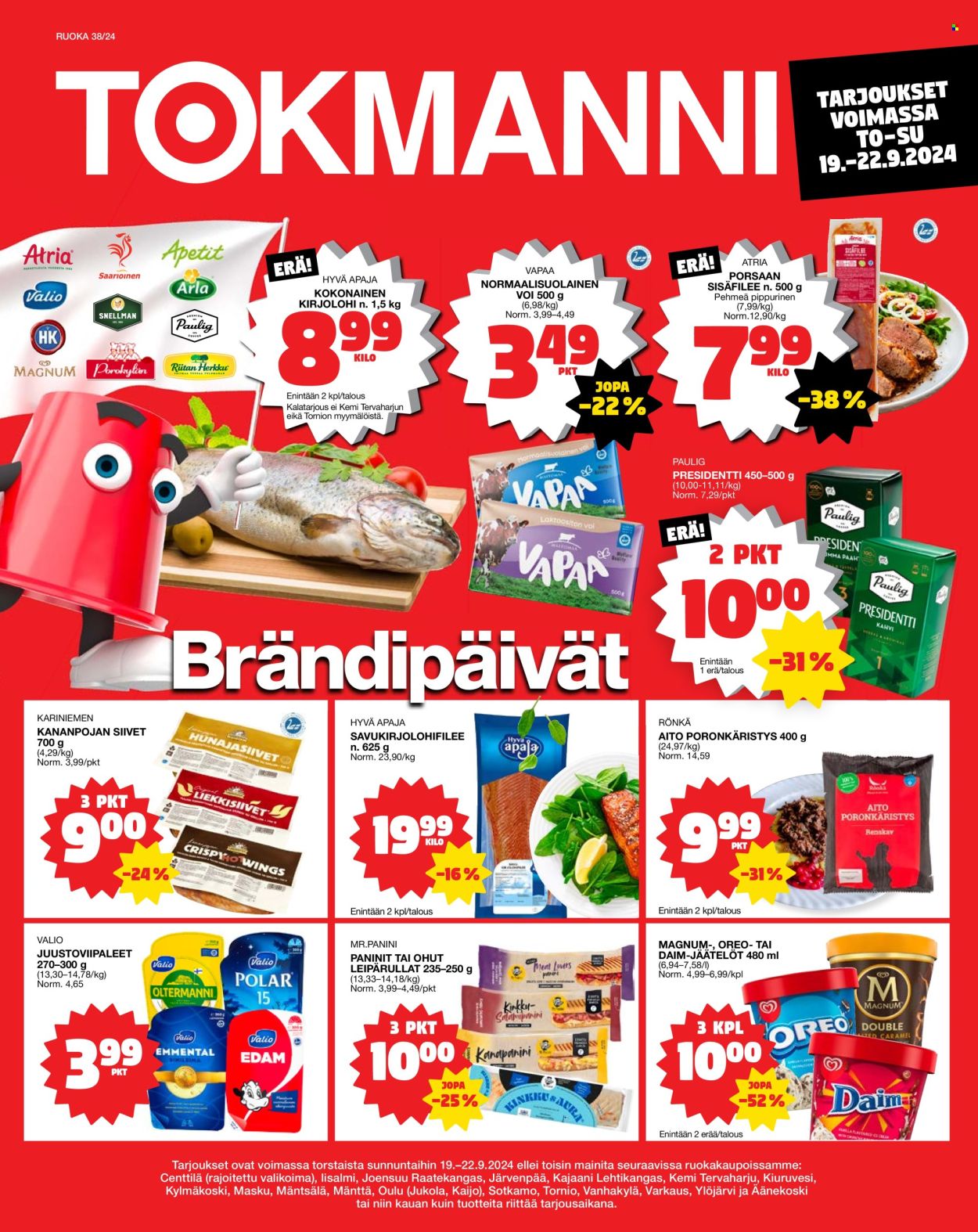 Tokmanni tarjoukset - 19.09.2024 - 22.09.2024. Sivu 1