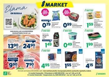 S-market tarjoukset  - 18.09.2024 - 22.09.2024.