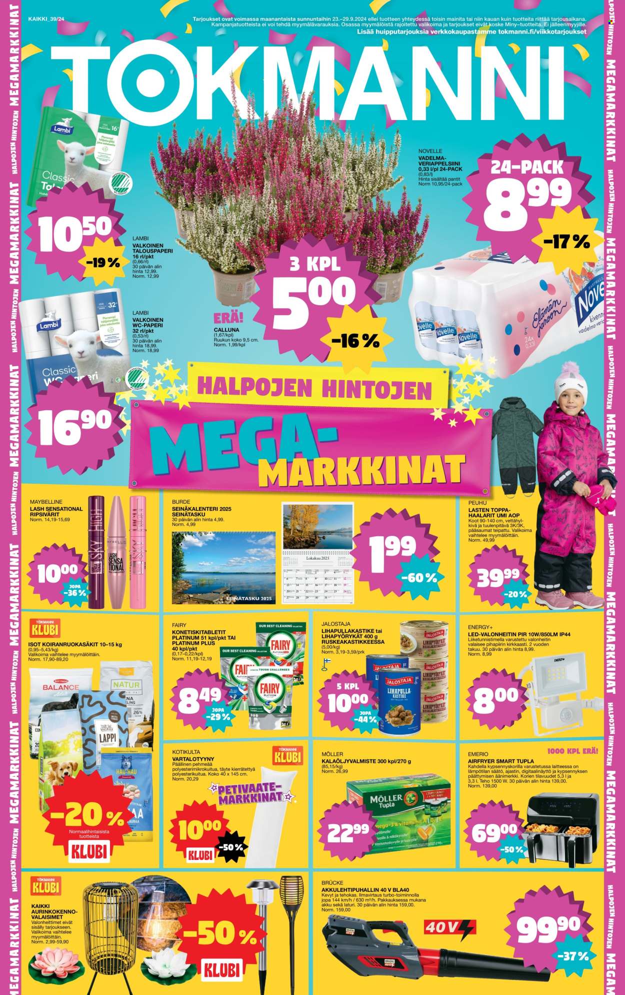 Tokmanni tarjoukset - 23.09.2024 - 29.09.2024. Sivu 1