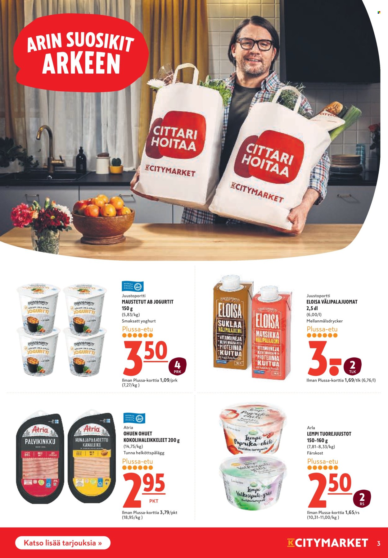 K-citymarket tarjoukset - 23.09.2024 - 02.10.2024. Sivu 3