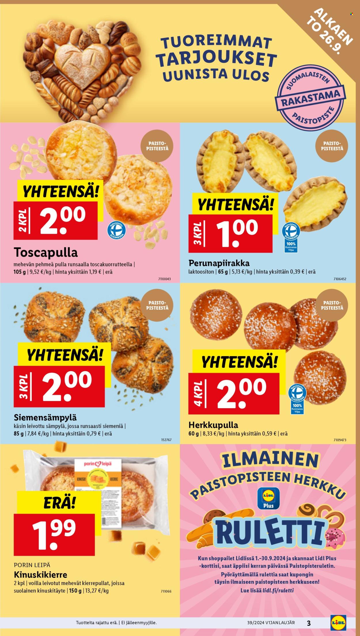 Lidl tarjoukset - 26.09.2024 - 02.10.2024. Sivu 5