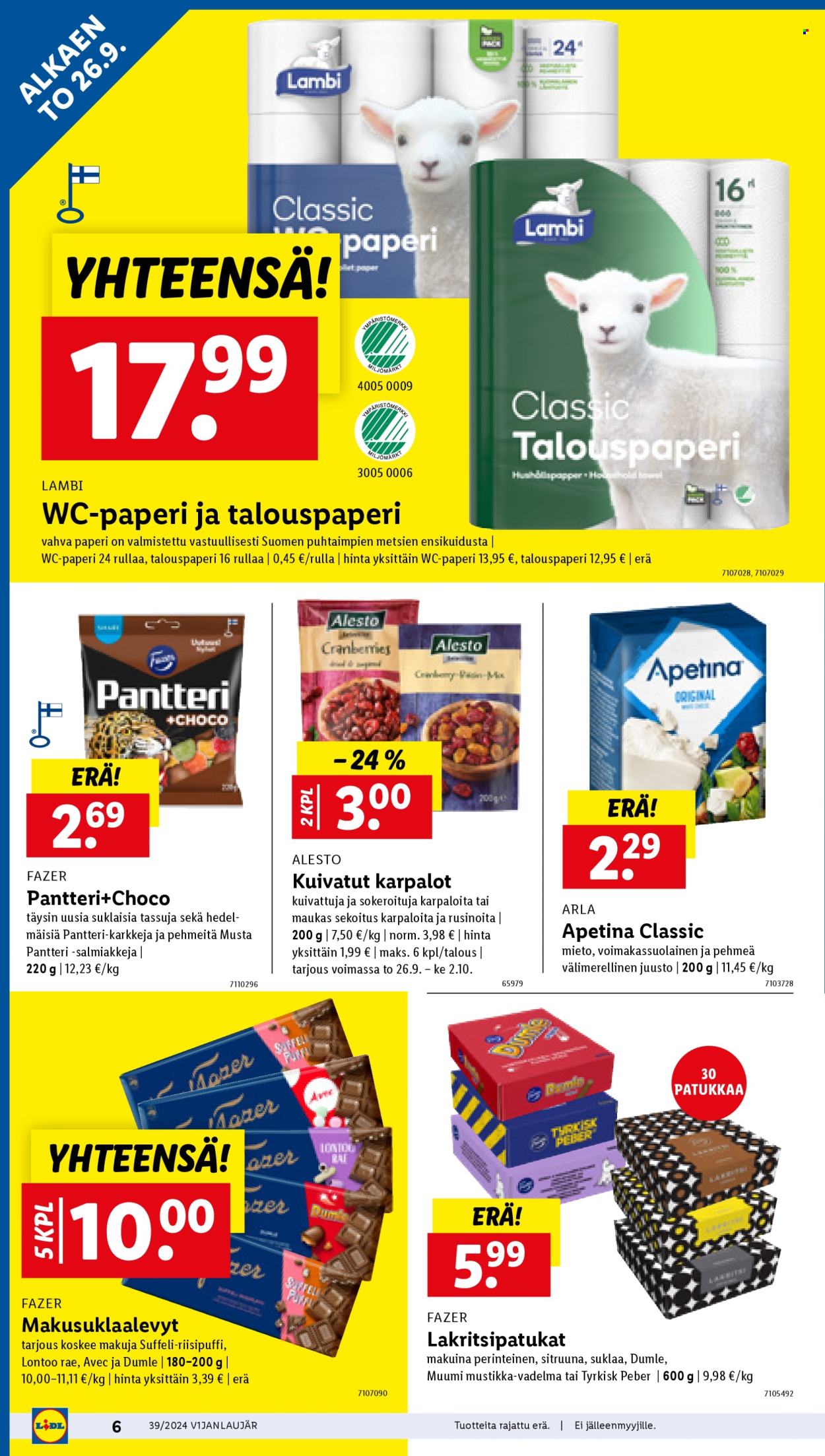 Lidl tarjoukset - 26.09.2024 - 02.10.2024. Sivu 8
