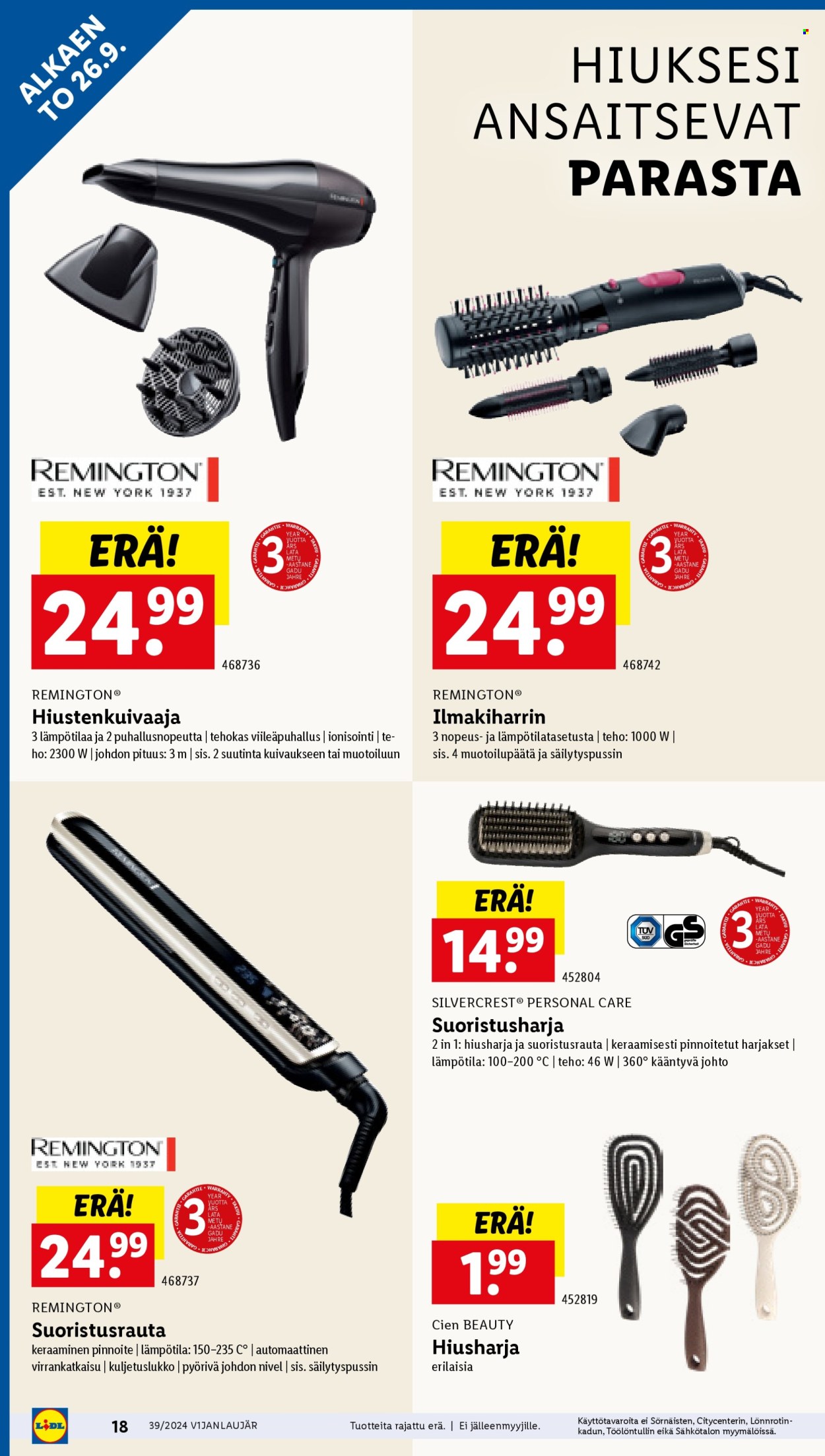 Lidl tarjoukset - 26.09.2024 - 02.10.2024. Sivu 20