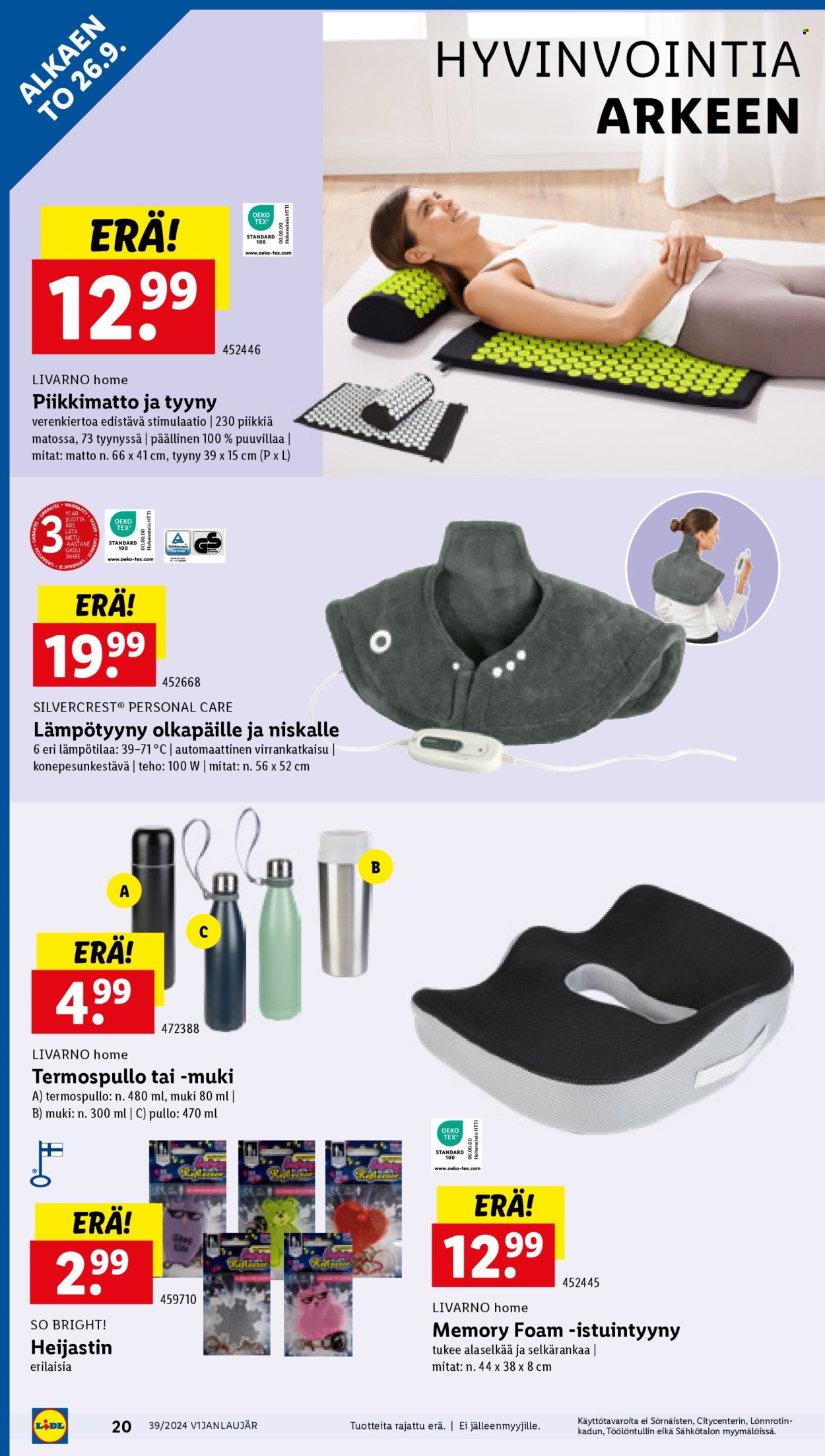 Lidl tarjoukset - 26.09.2024 - 02.10.2024. Sivu 22