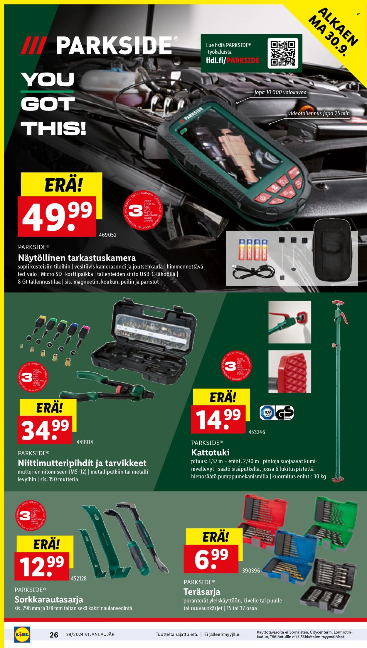 Lidl tarjoukset - 26.09.2024 - 02.10.2024. Sivu 30