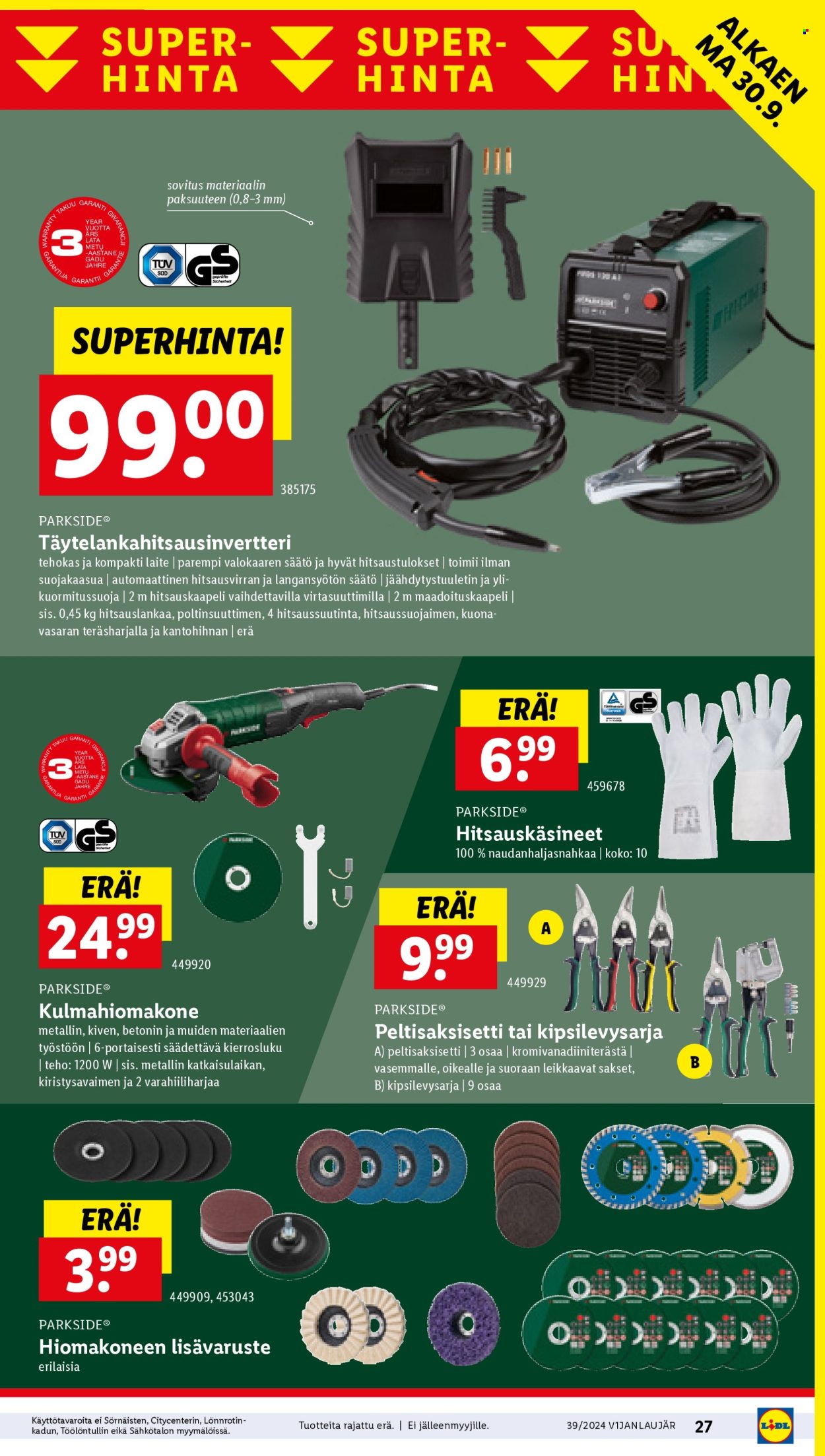 Lidl tarjoukset - 26.09.2024 - 02.10.2024. Sivu 31